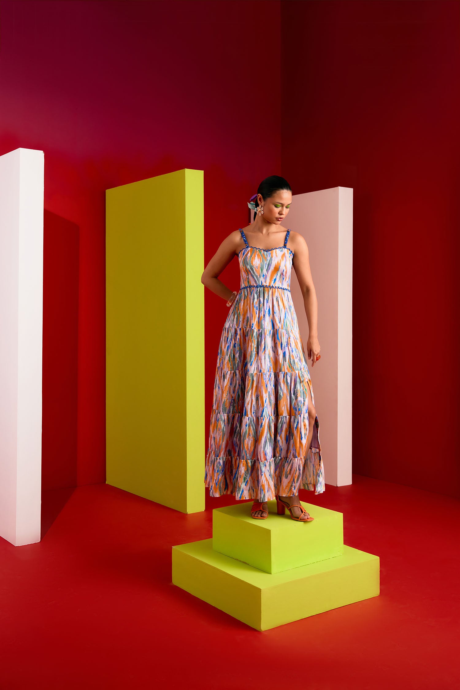 Serena Printed Maxi Dress