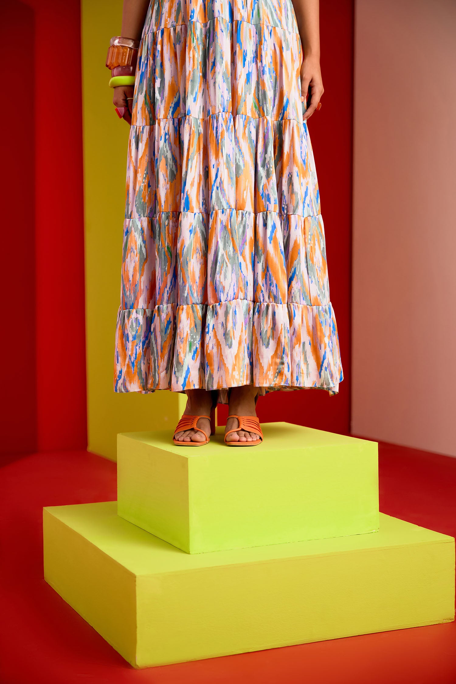 Serena Printed Maxi Dress