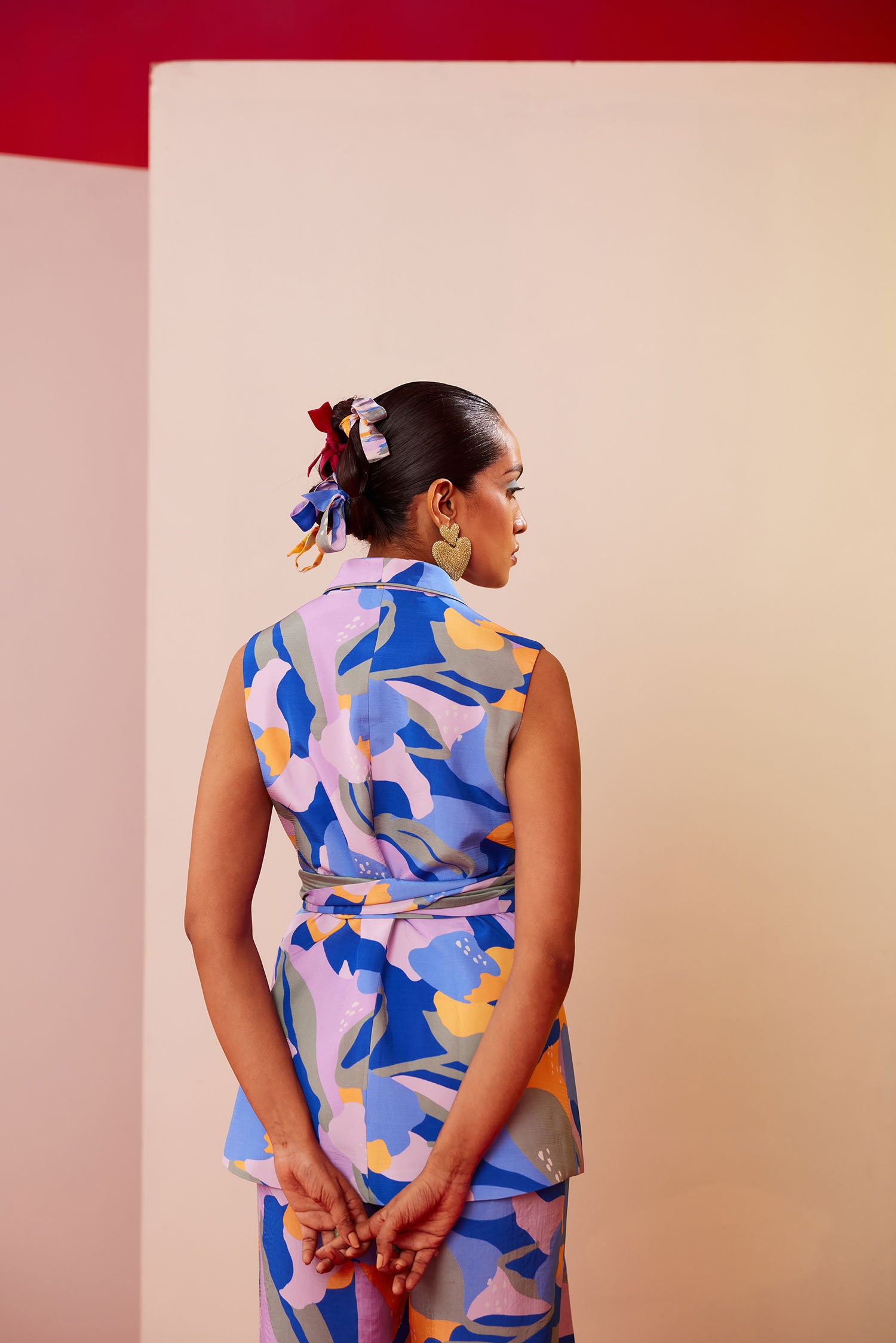 Dan-Dan Printed Pant Suit