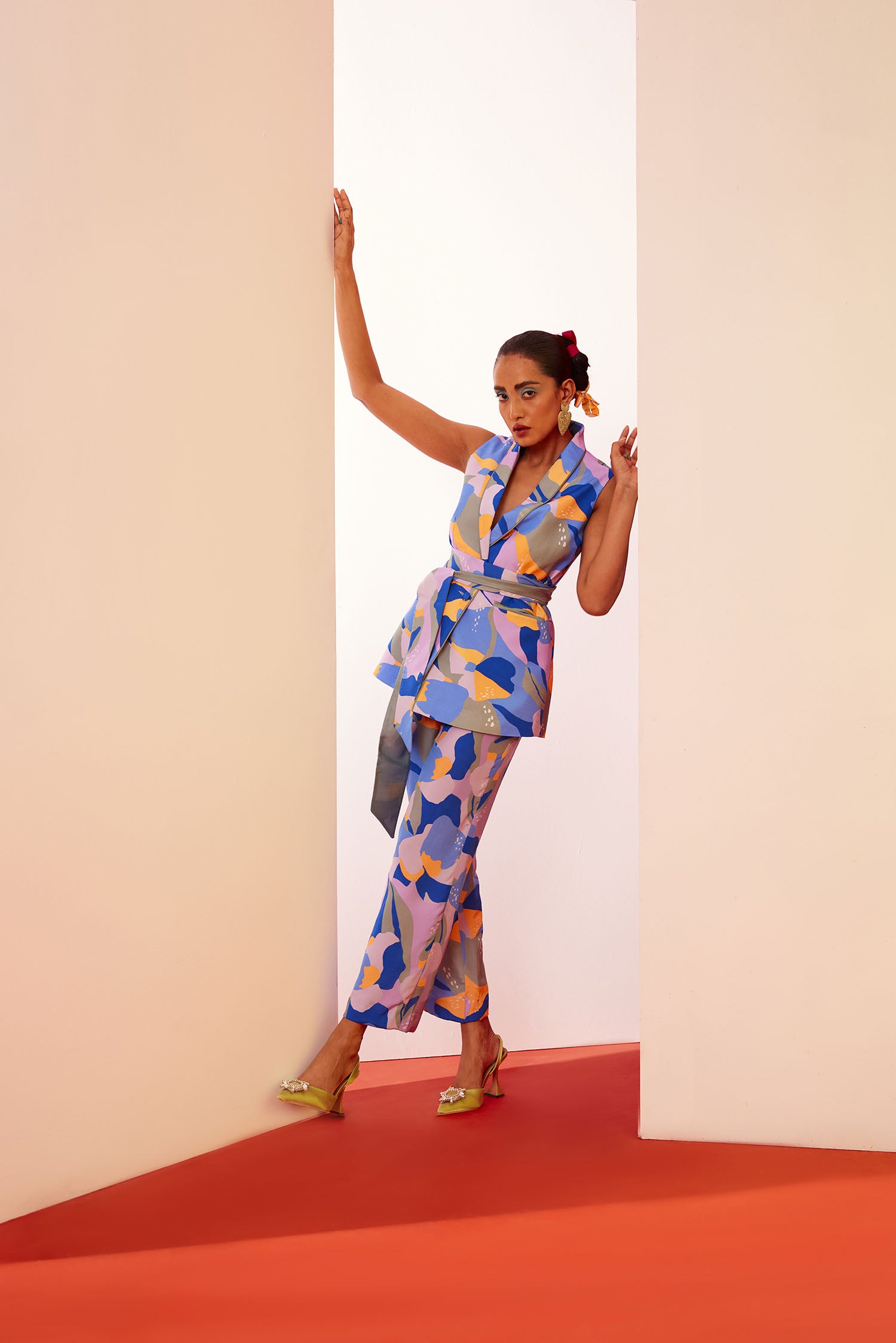 Dan-Dan Printed Pant Suit