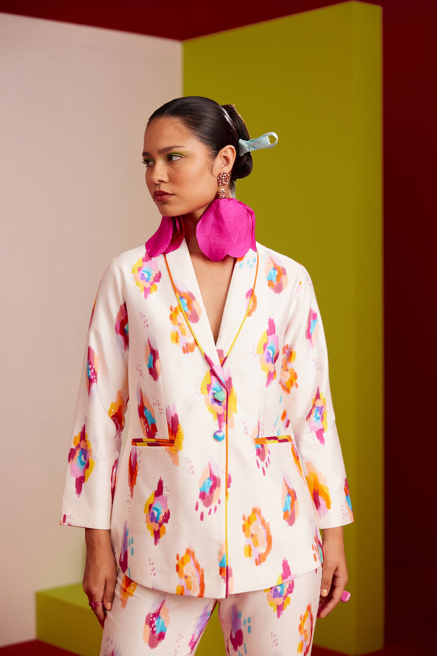 Dan-Dan Printed Pant Suit