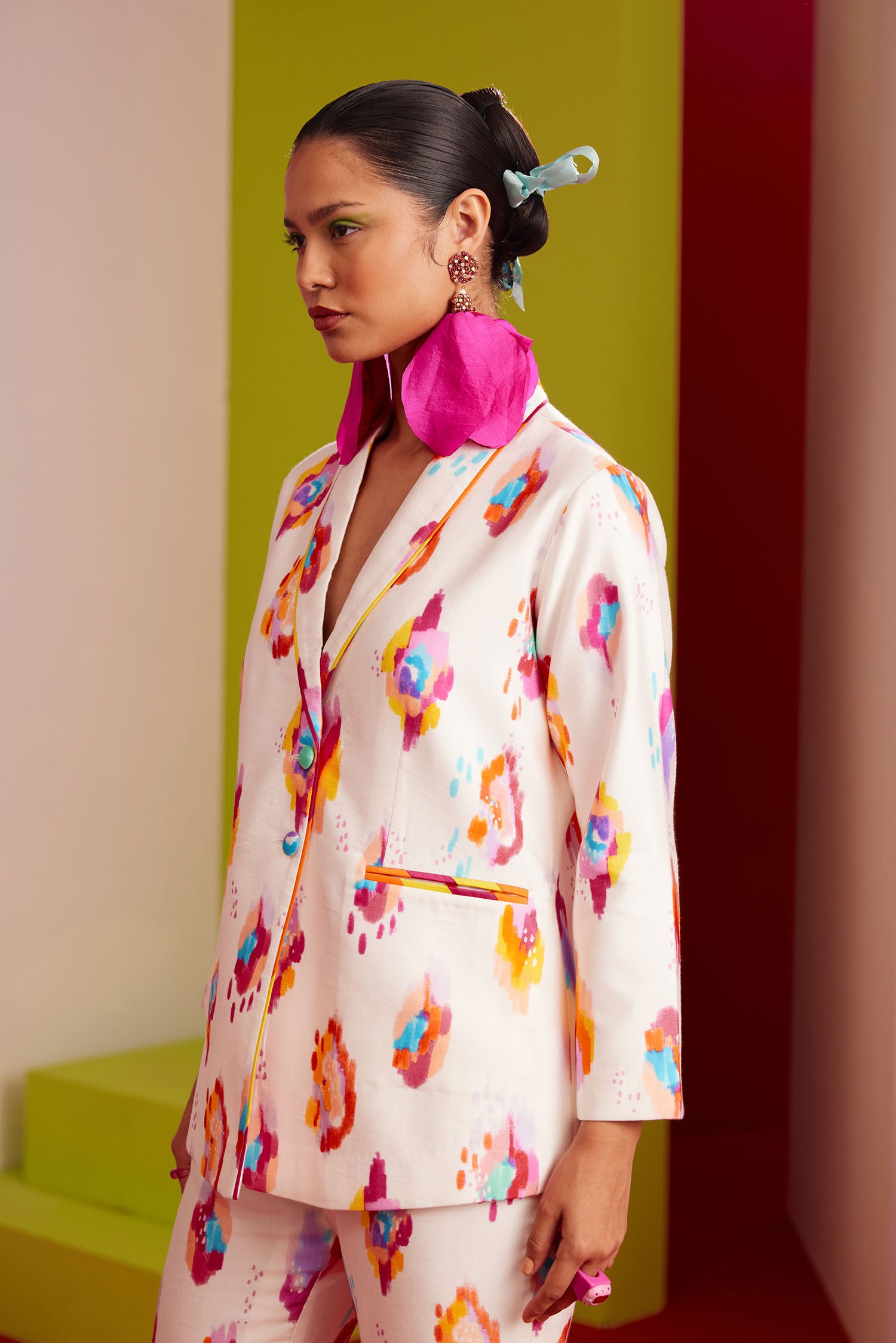 Dan-Dan Printed Pant Suit