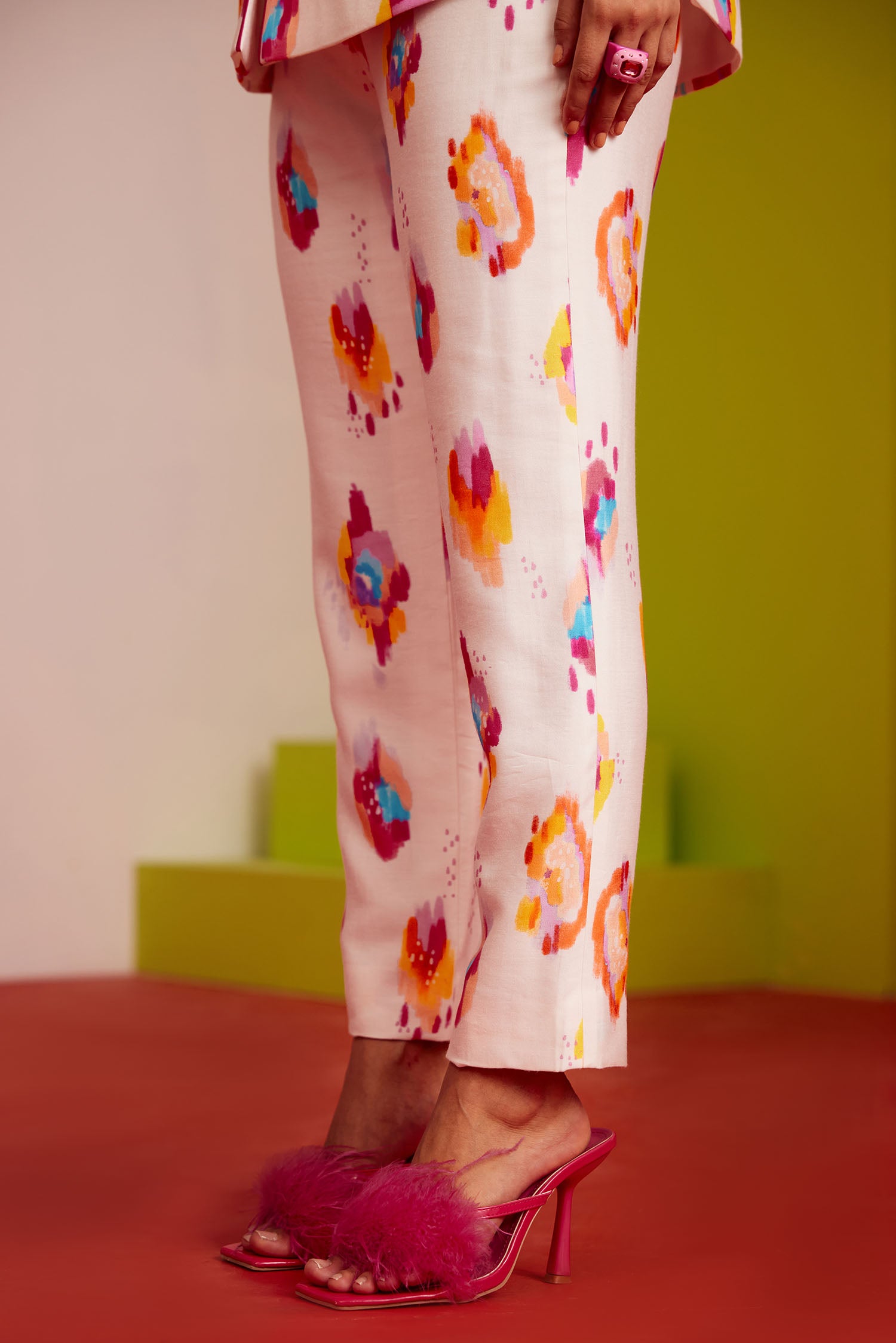 Dan-Dan Printed Pant Suit