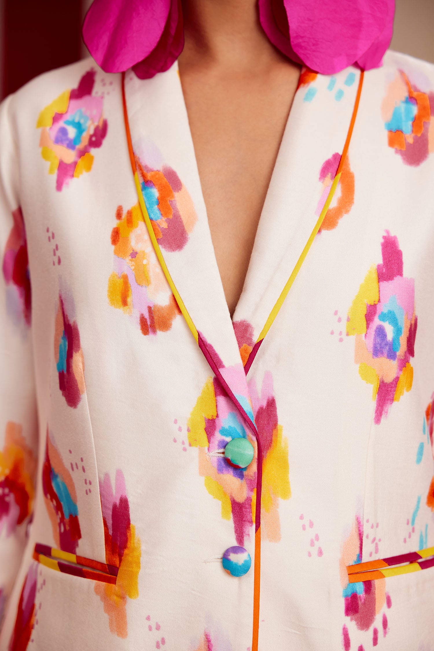 Dan-Dan Printed Pant Suit