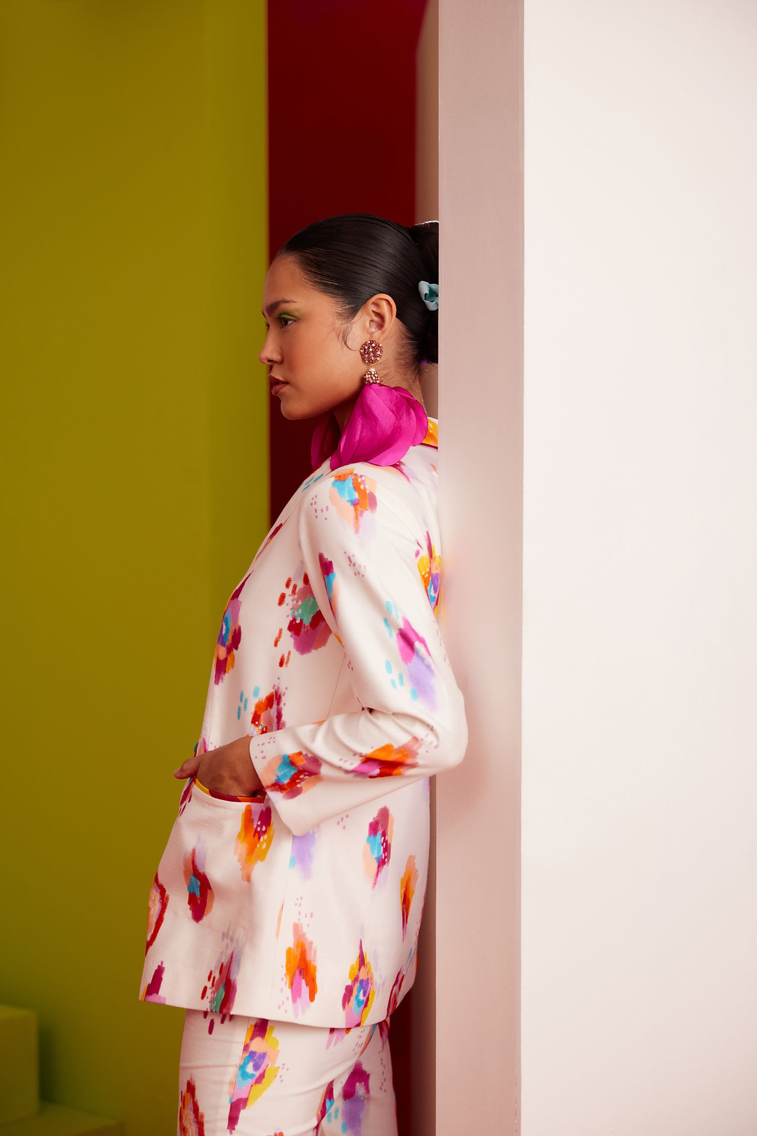 Dan-Dan Printed Pant Suit