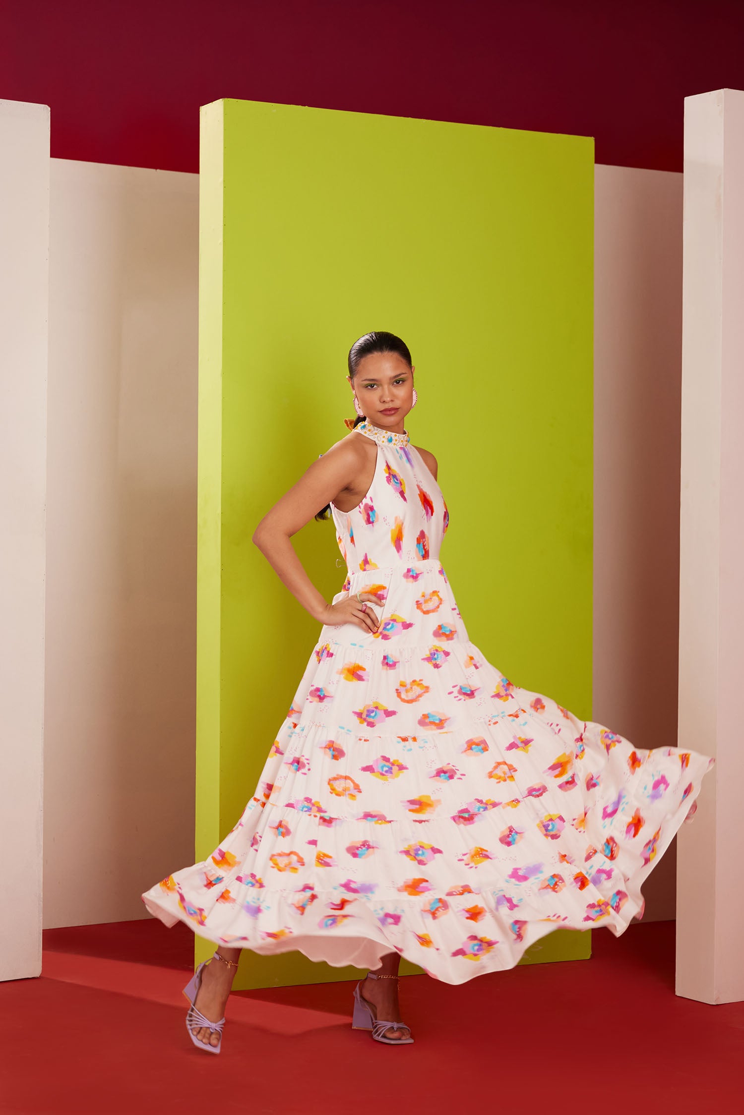 Lila - Printed Maxi Dress