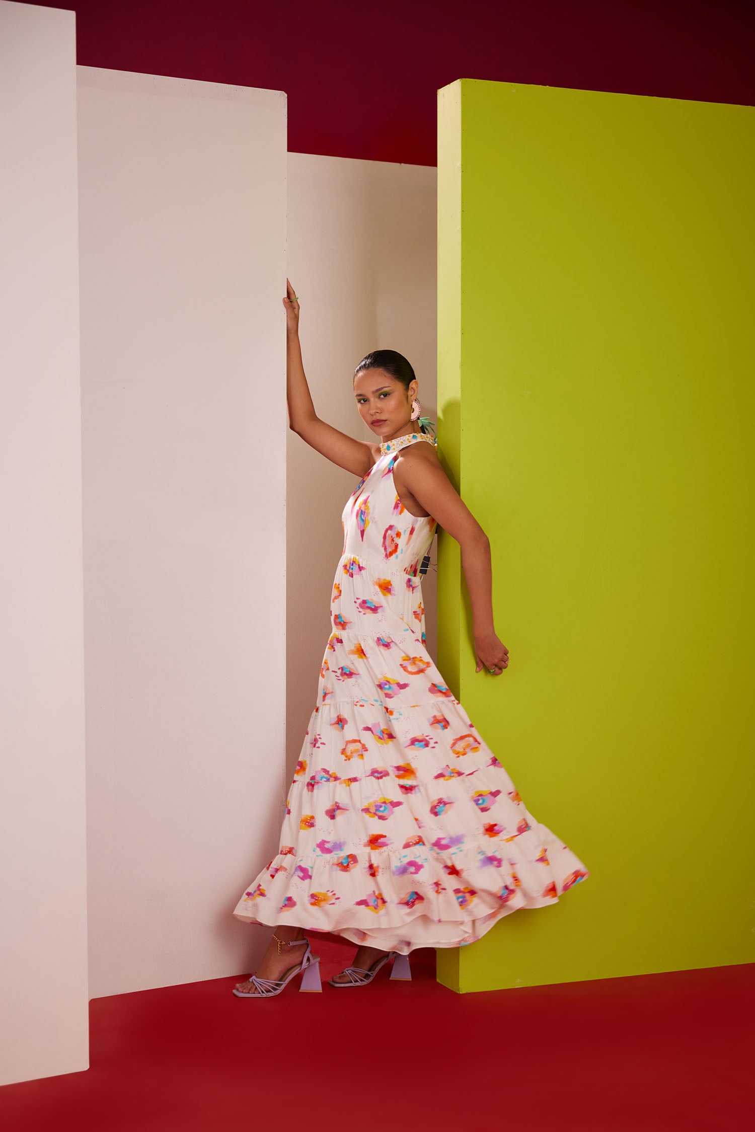 Lila - Printed Maxi Dress