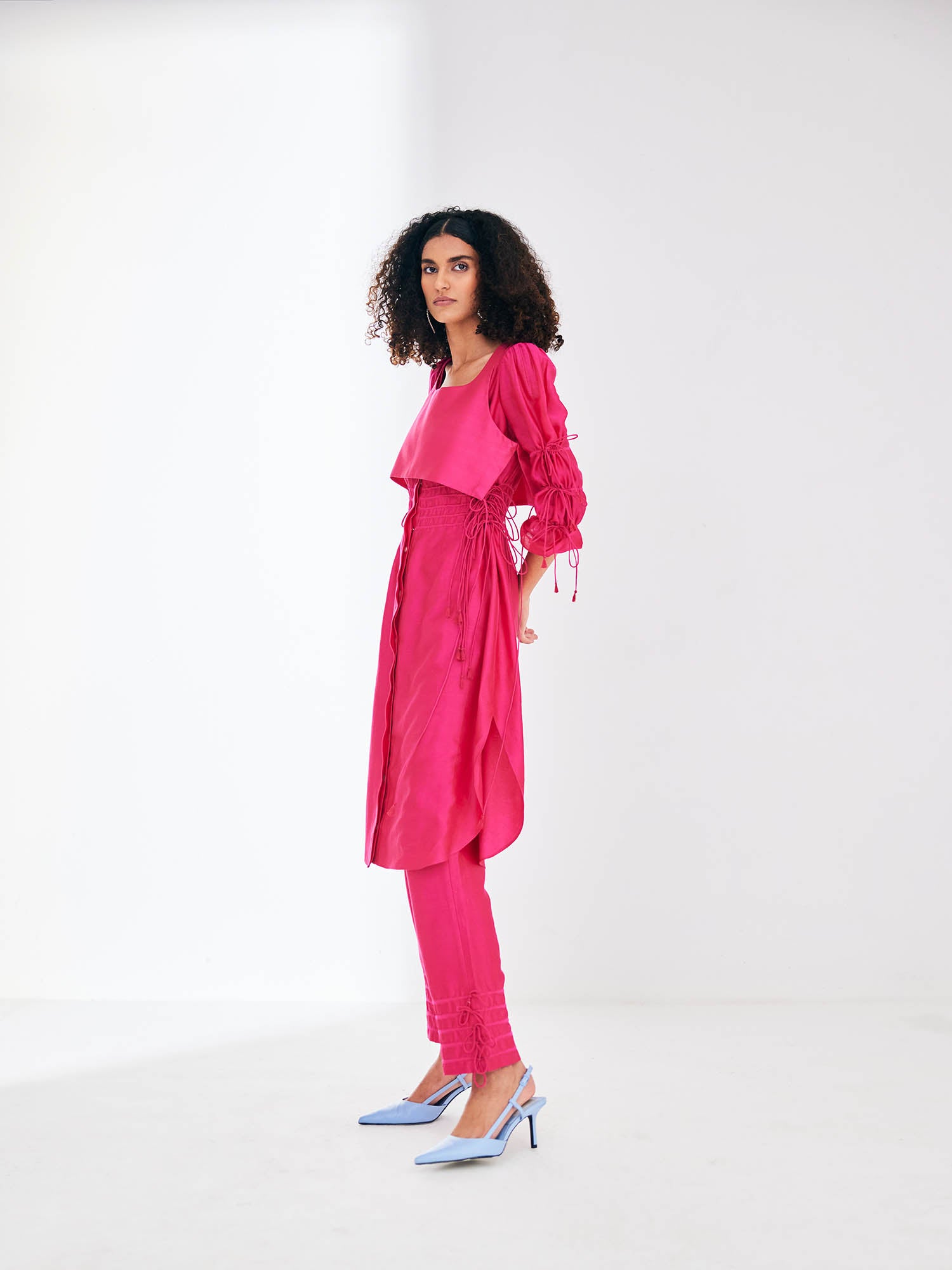Dazzle Tie-Up Kurta Co-Ord
