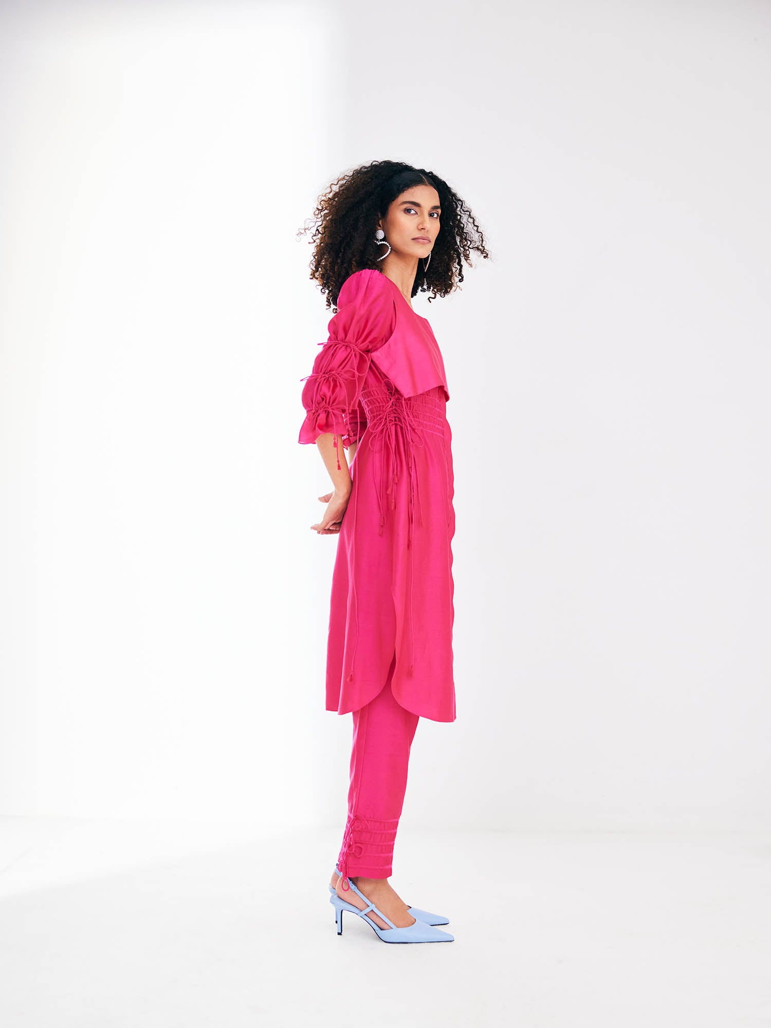 Dazzle Tie-Up Kurta Co-Ord