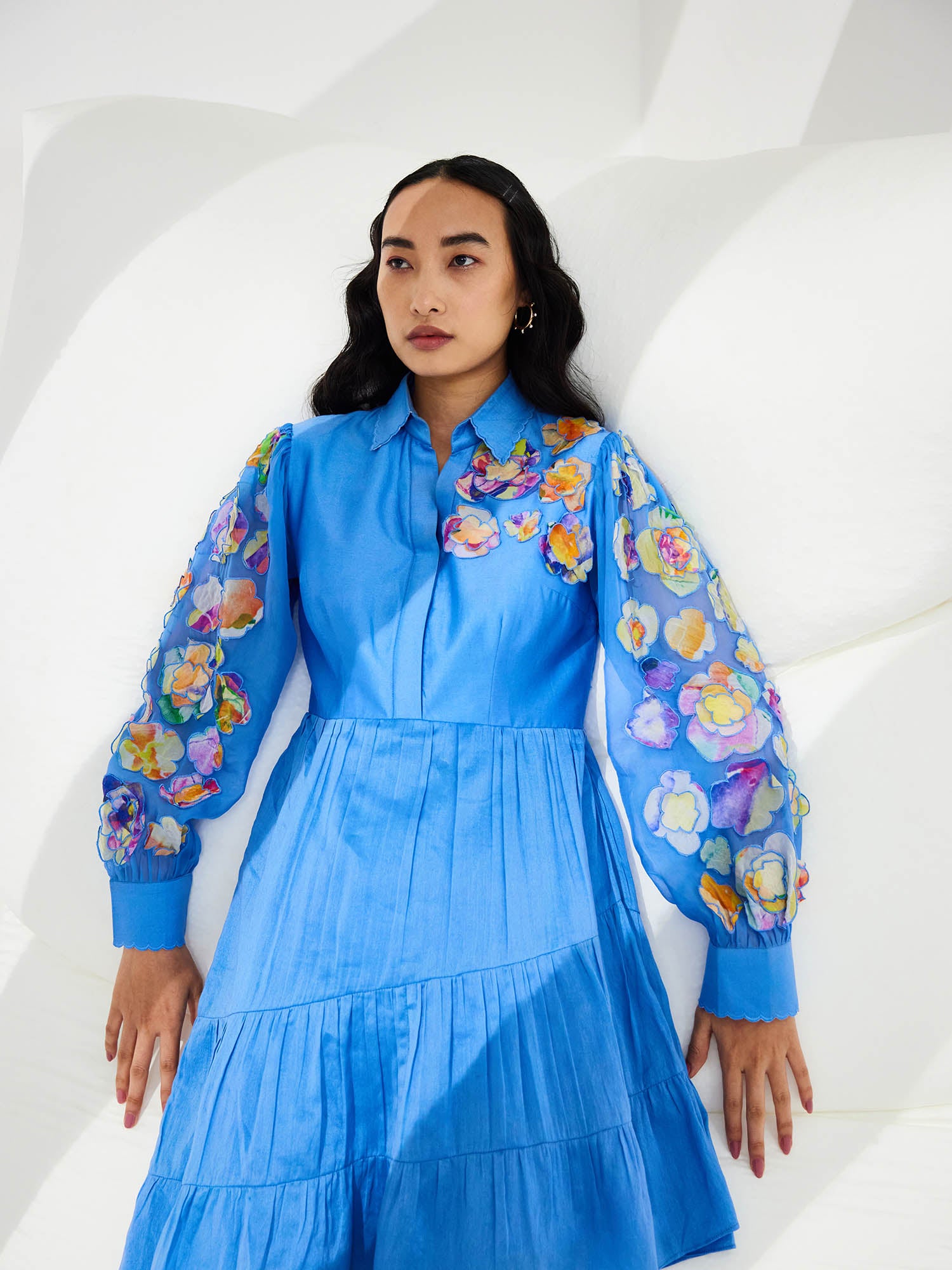 Daisy 3D Flowers Dress
