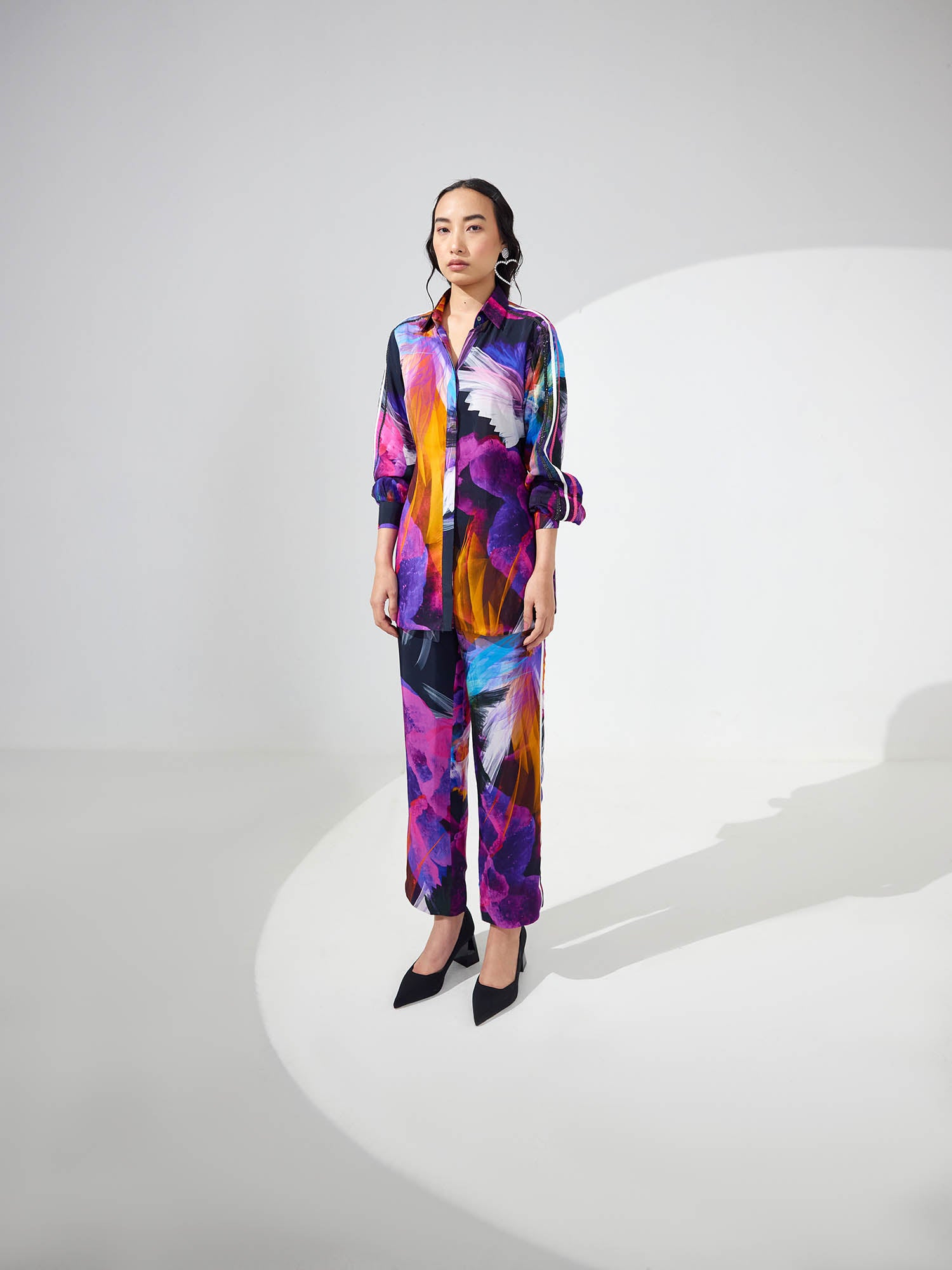 Night Sky Poppy Printed Co-ord