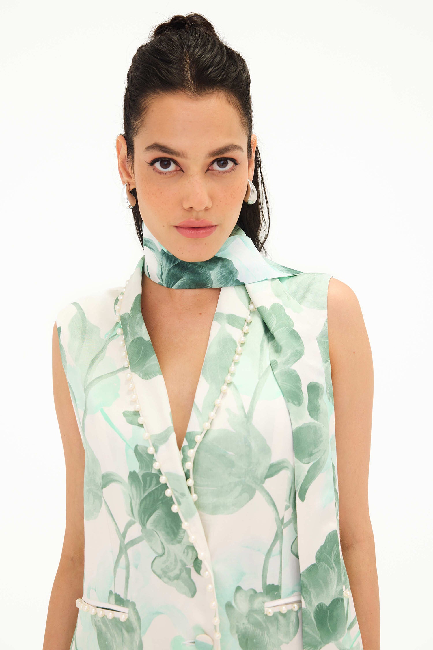 Frisco Tulipa Printed Blazer Set