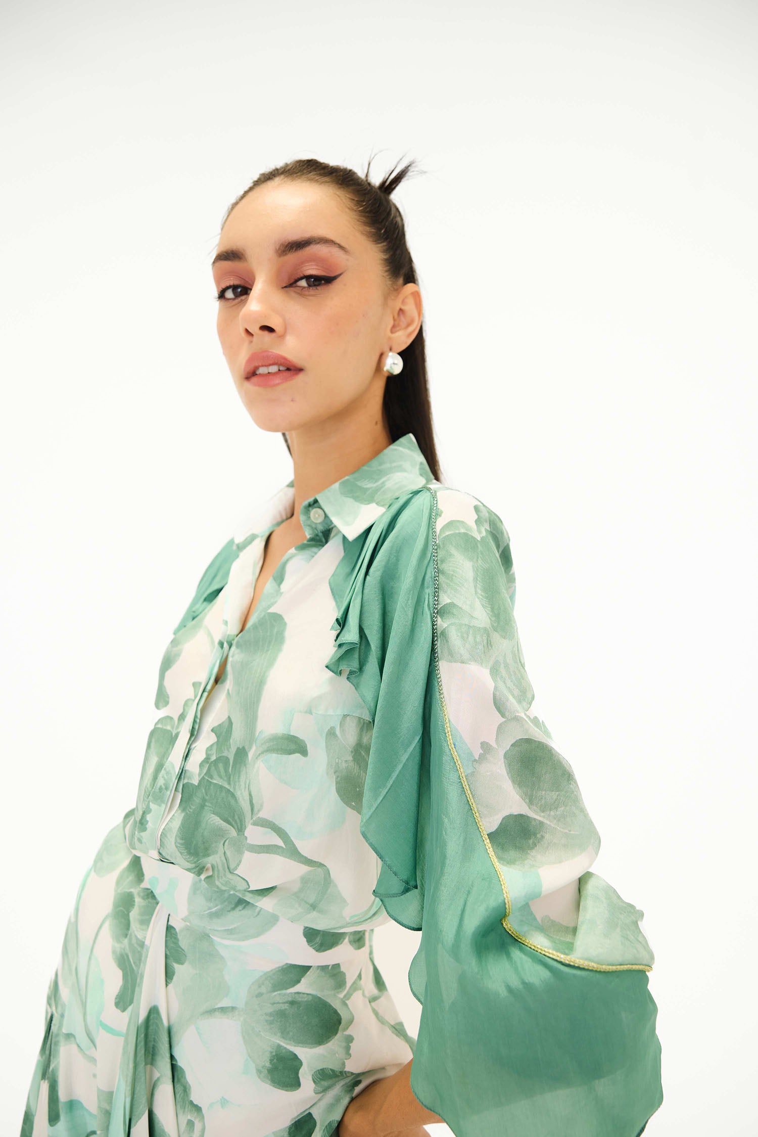 Como Printed Skirt Set