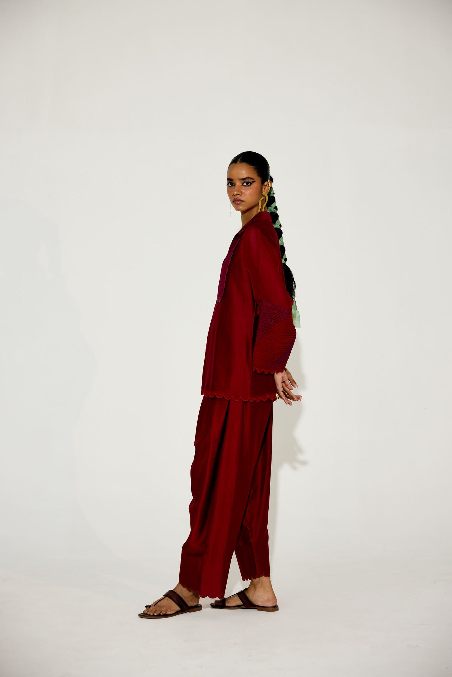 Zara Farshi Co-ord (Signature Red)