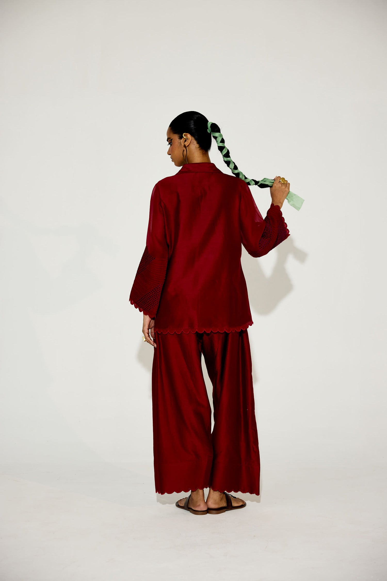 Zara Farshi Co-ord (Signature Red)