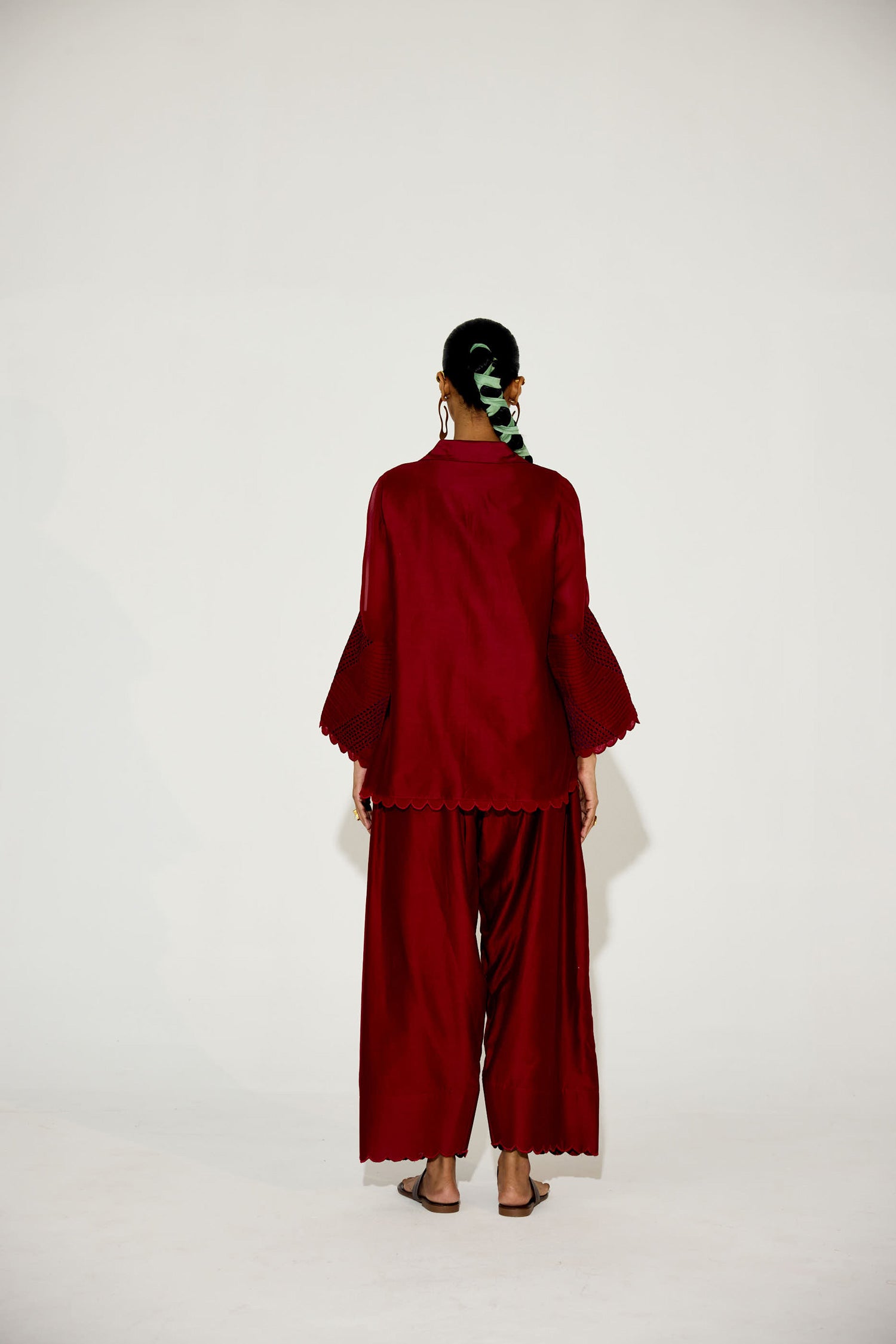 Zara Farshi Co-ord (Signature Red)