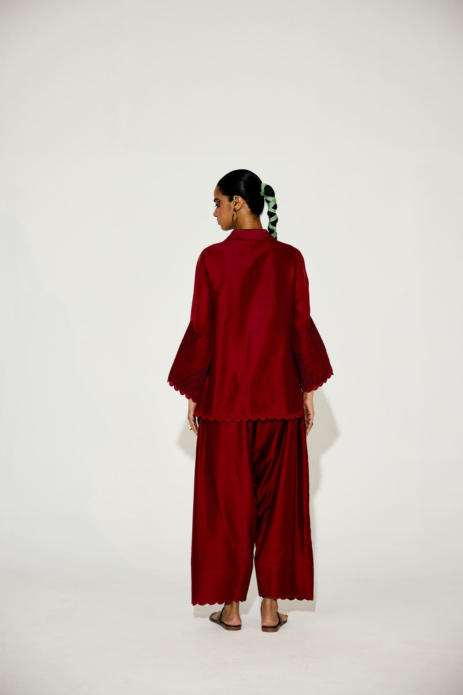 Zara Farshi Co-ord (Signature Red)