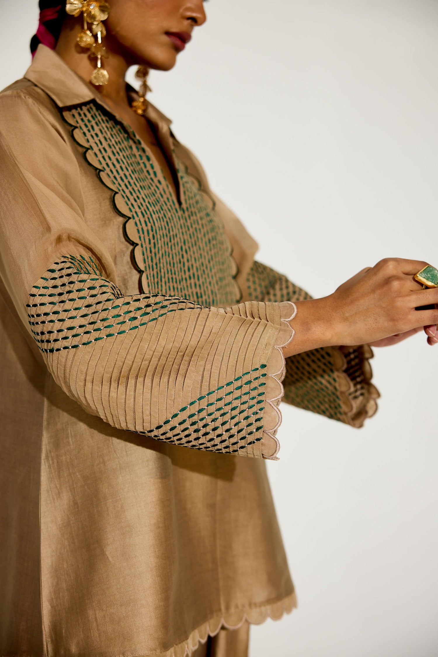 Zara Farshi Co-ord (Vintage Beige)