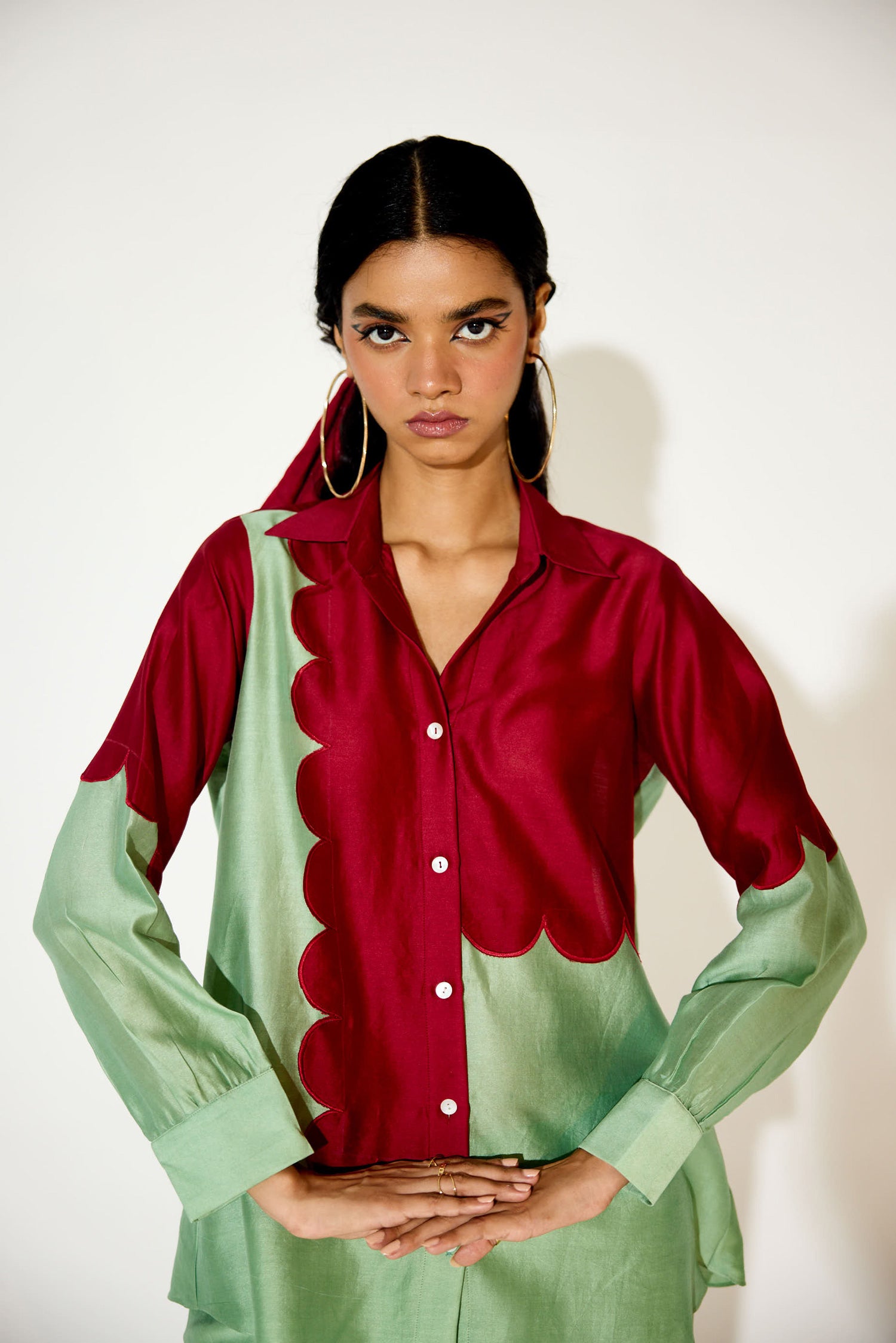 The Firefly Scalloped Block Co-ord