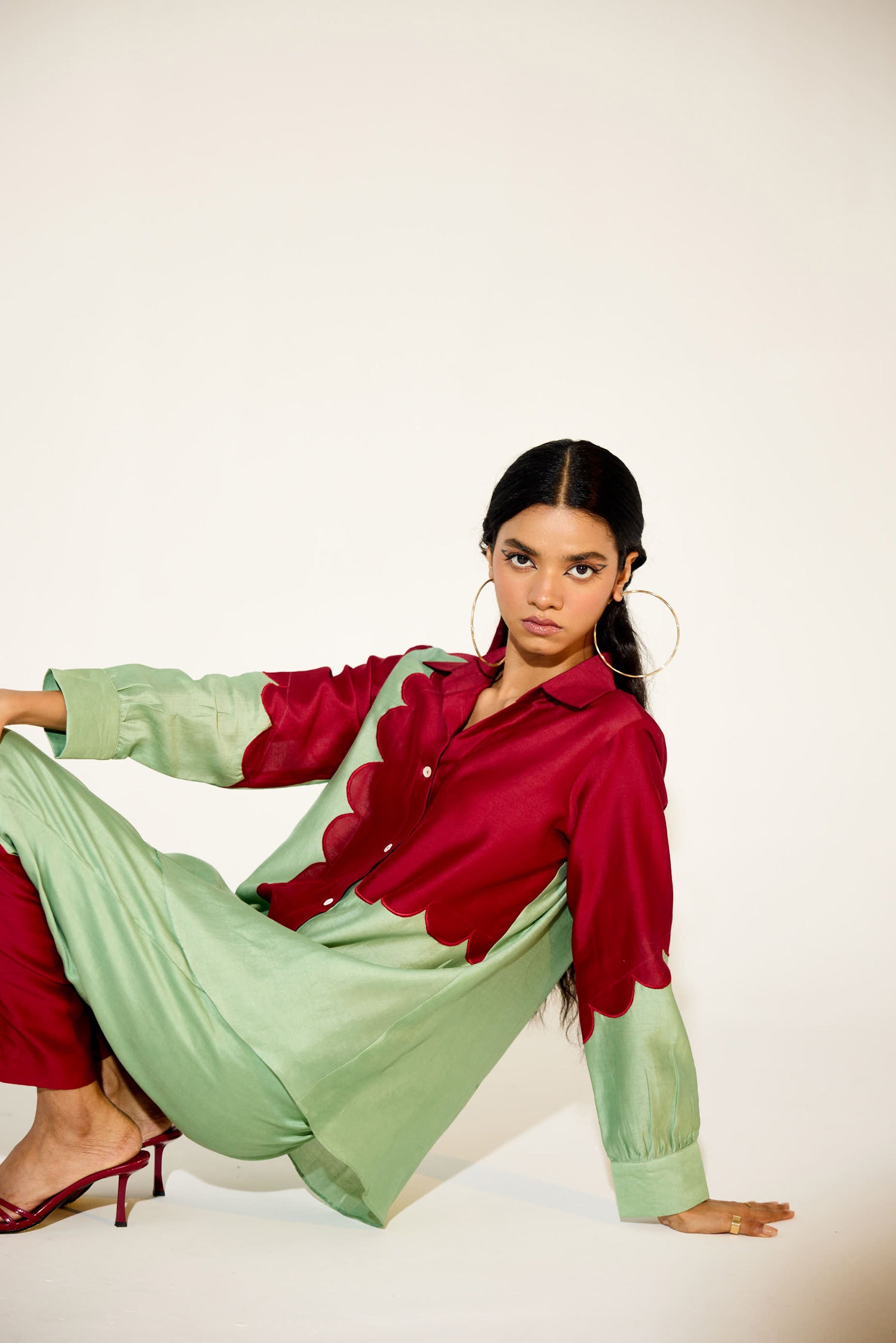 The Firefly Scalloped Block Co-ord