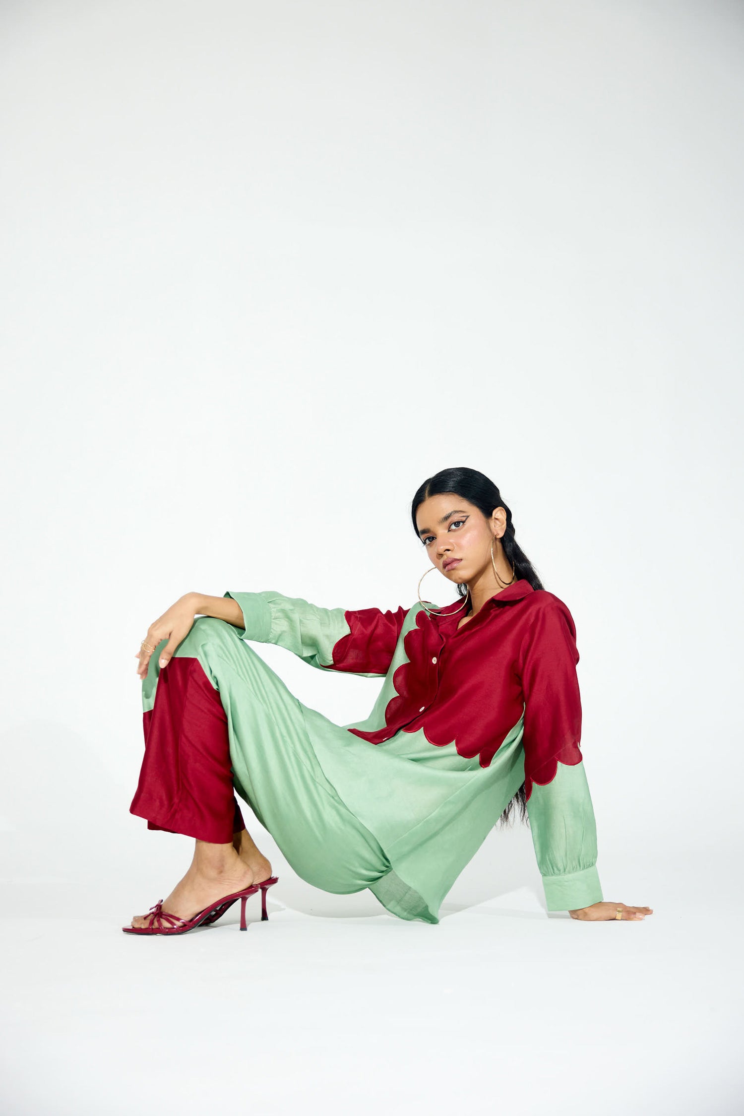 The Firefly Scalloped Block Co-ord