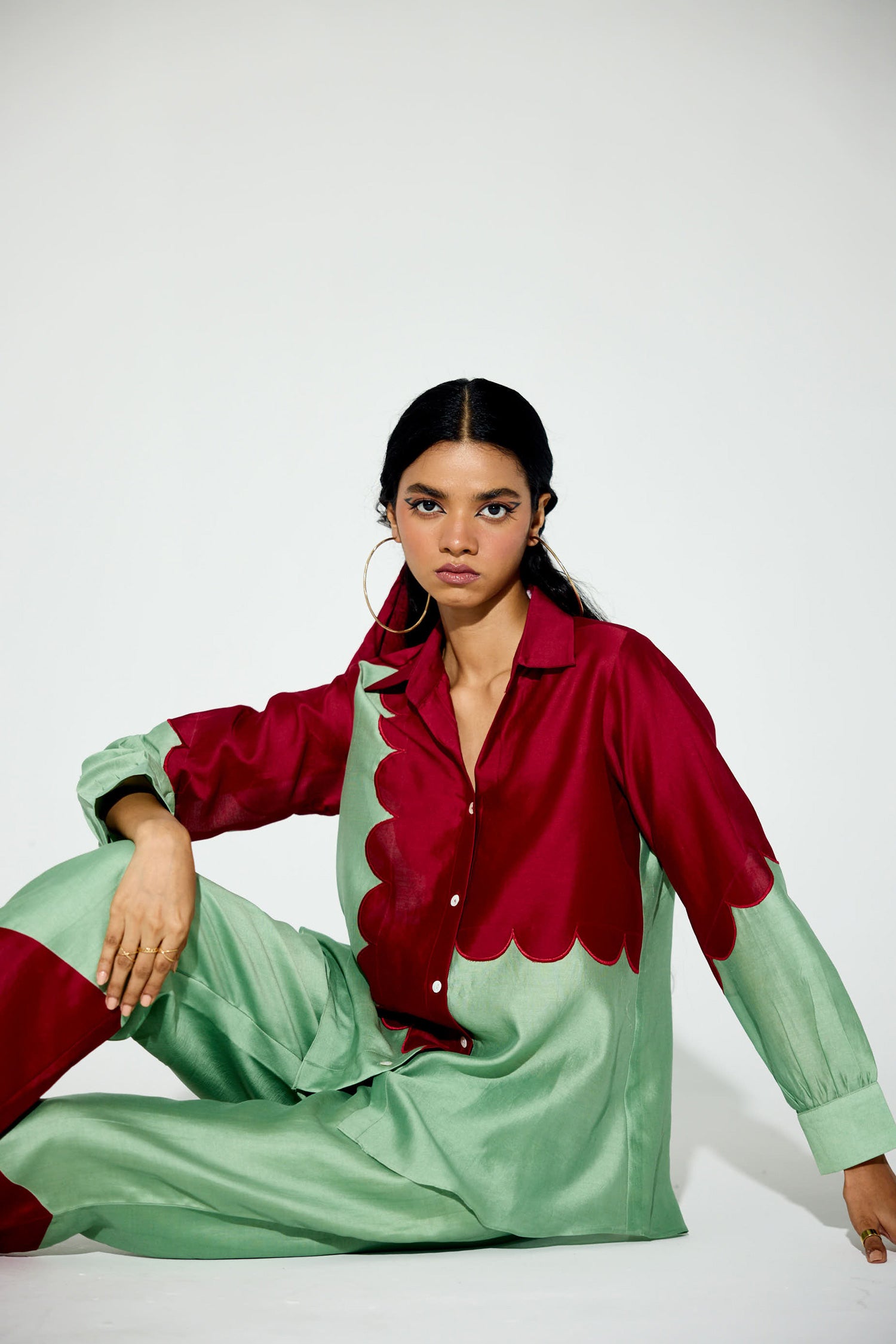 The Firefly Scalloped Block Co-ord