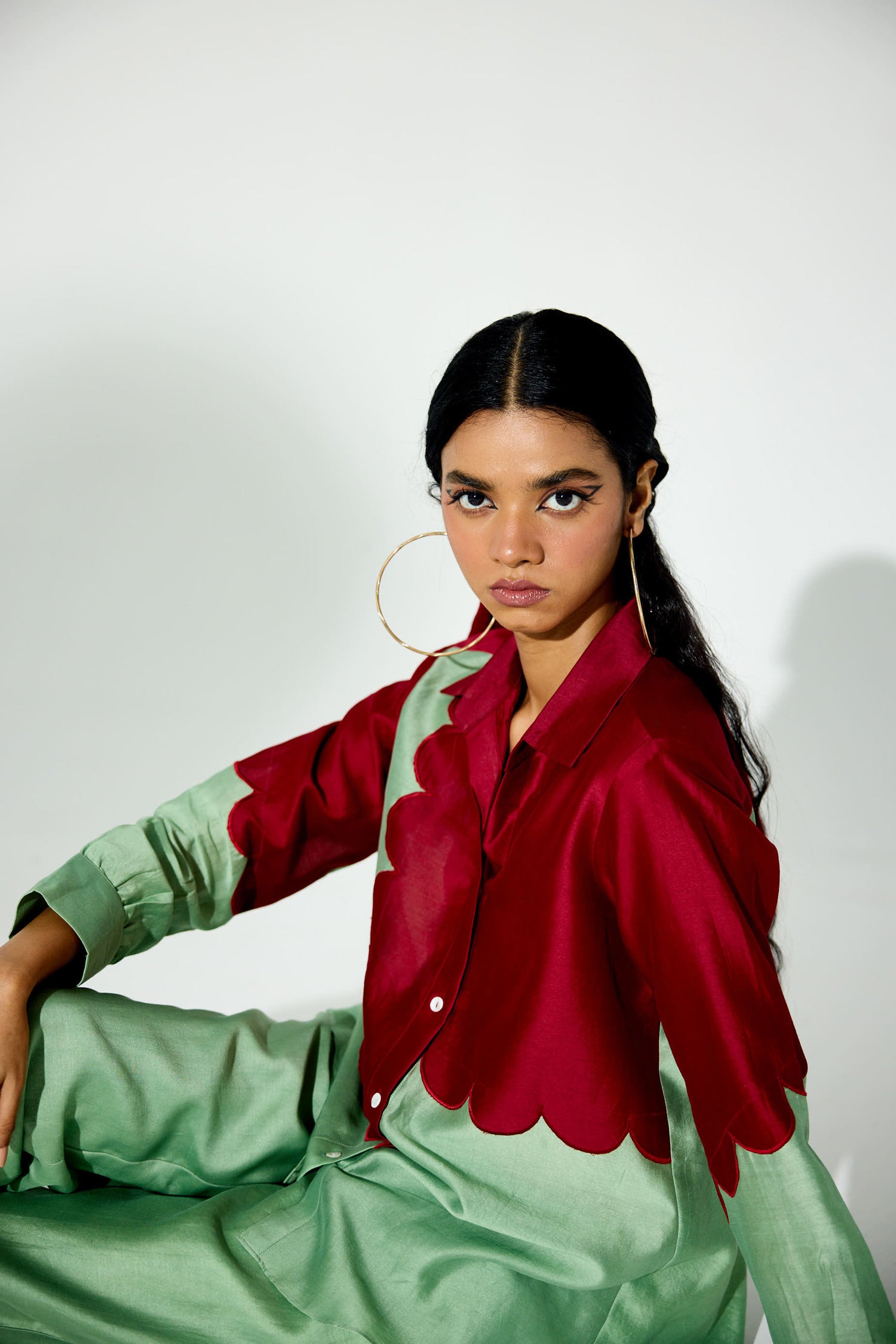 The Firefly Scalloped Block Co-ord