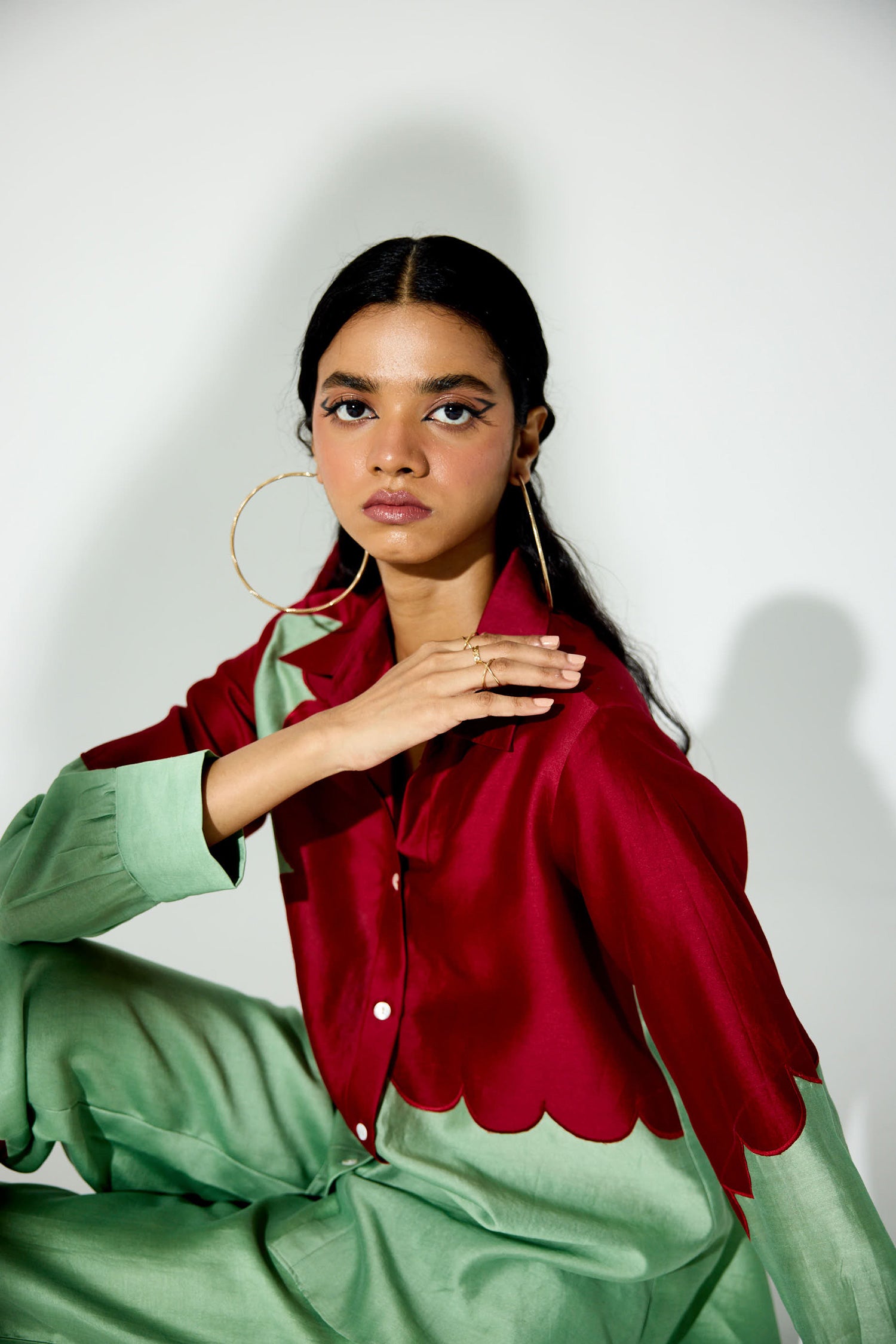 The Firefly Scalloped Block Co-ord