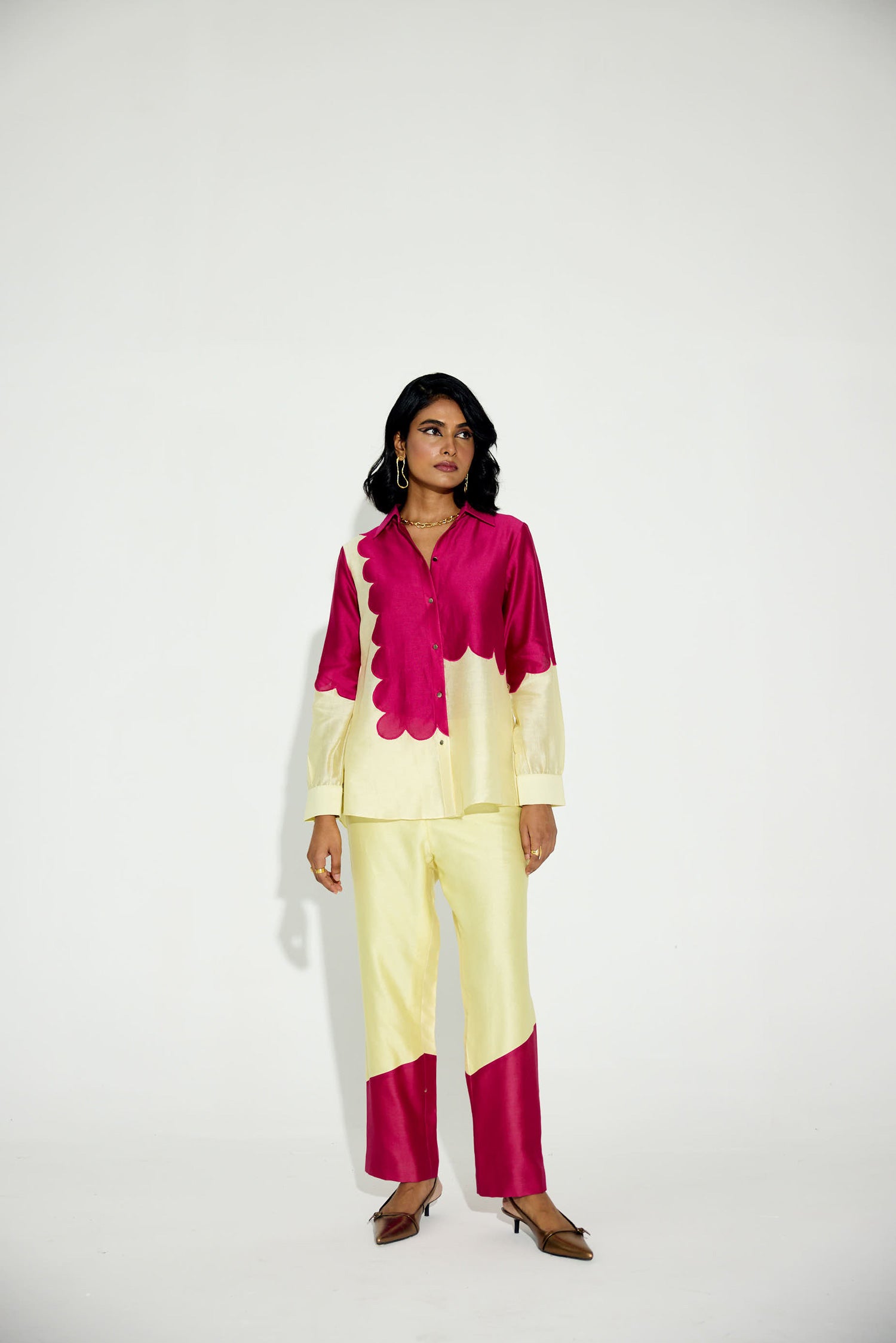 The Spiced Sunset Scalloped Block Co-rd