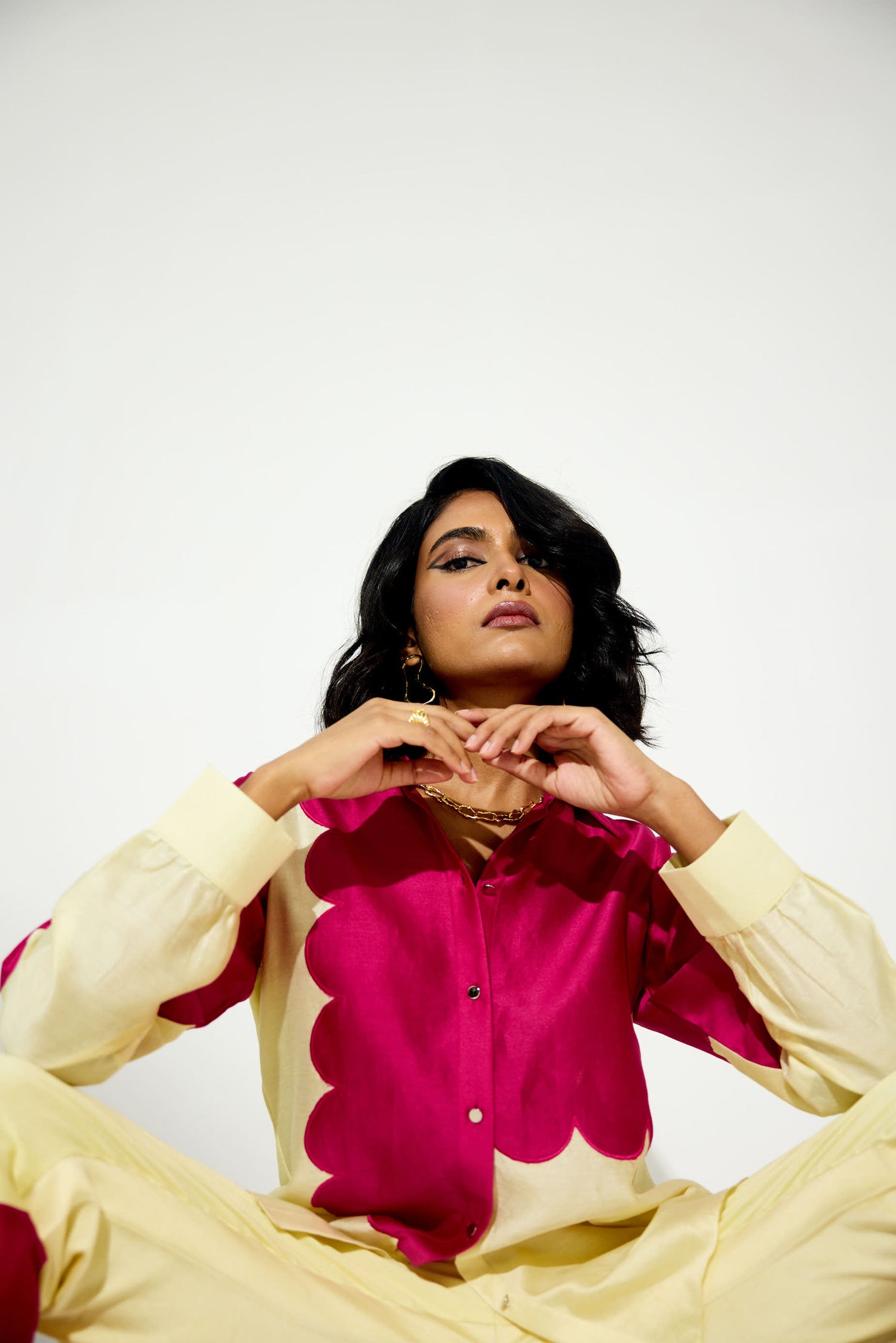 The Spiced Sunset Scalloped Block Co-rd