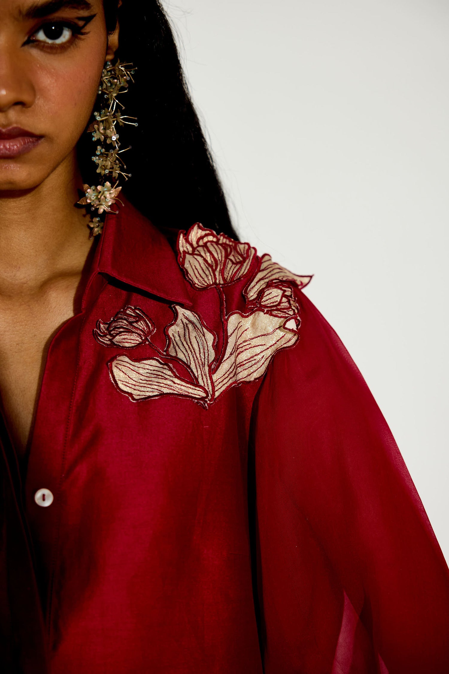 Coco Rouge 3D Metallic Co-ord