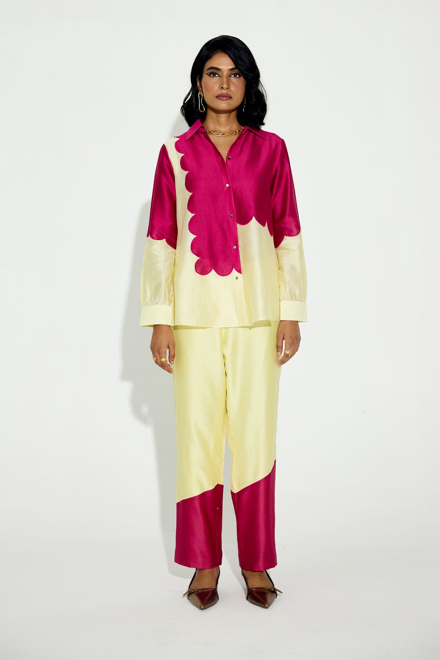 The Spiced Sunset Scalloped Block Co-rd