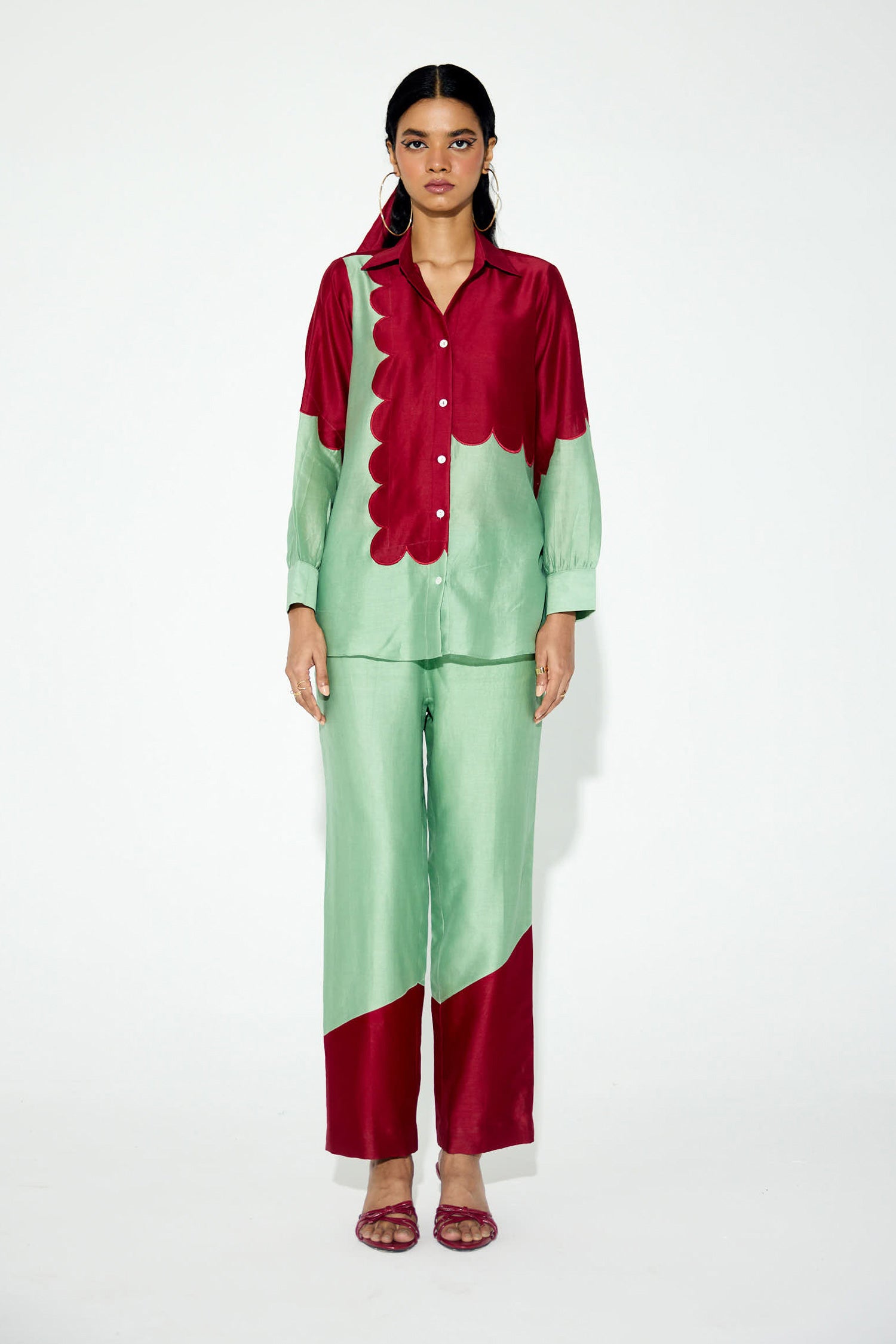 The Firefly Scalloped Block Co-ord