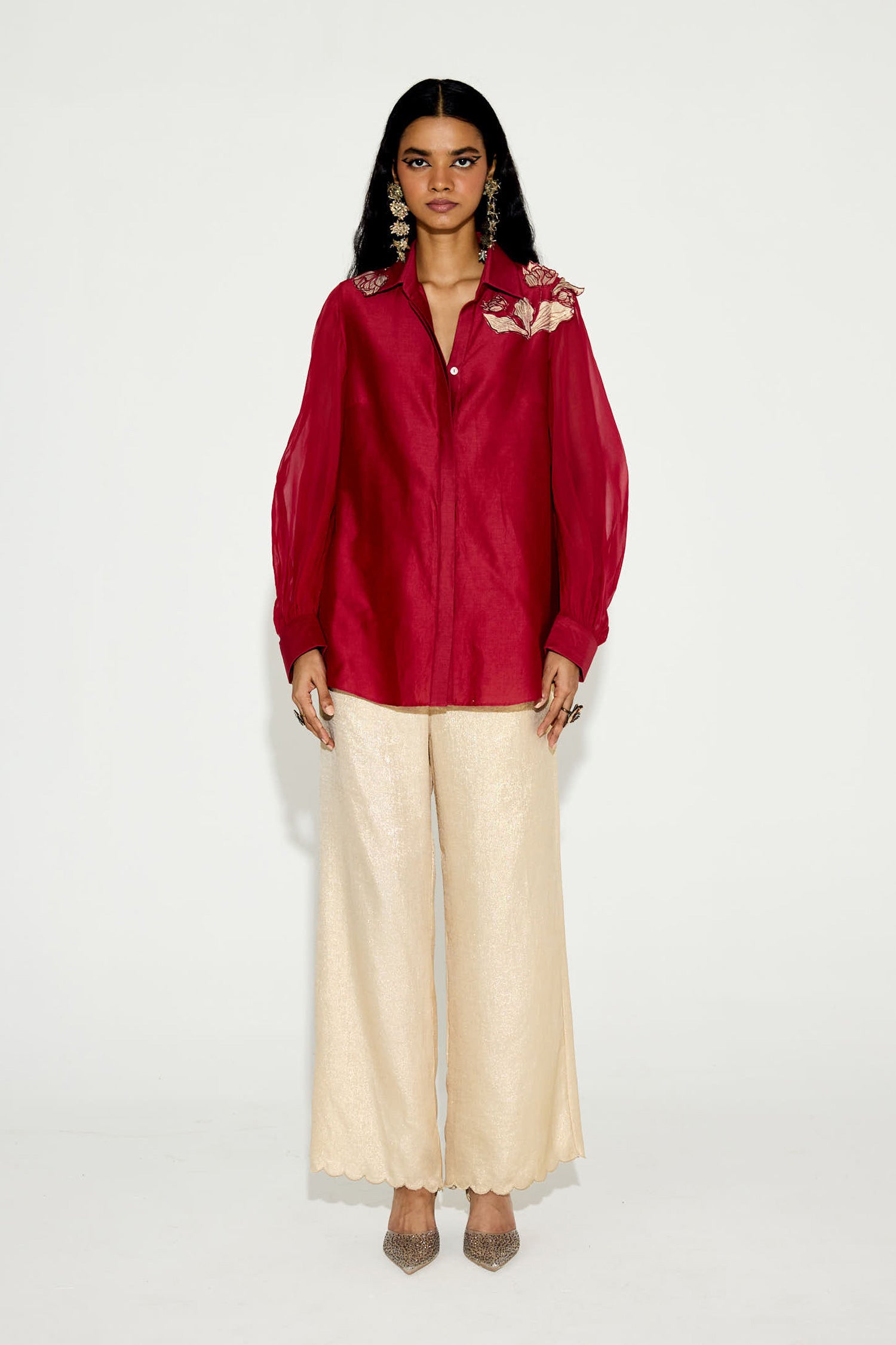 Coco Rouge 3D Metallic Co-ord