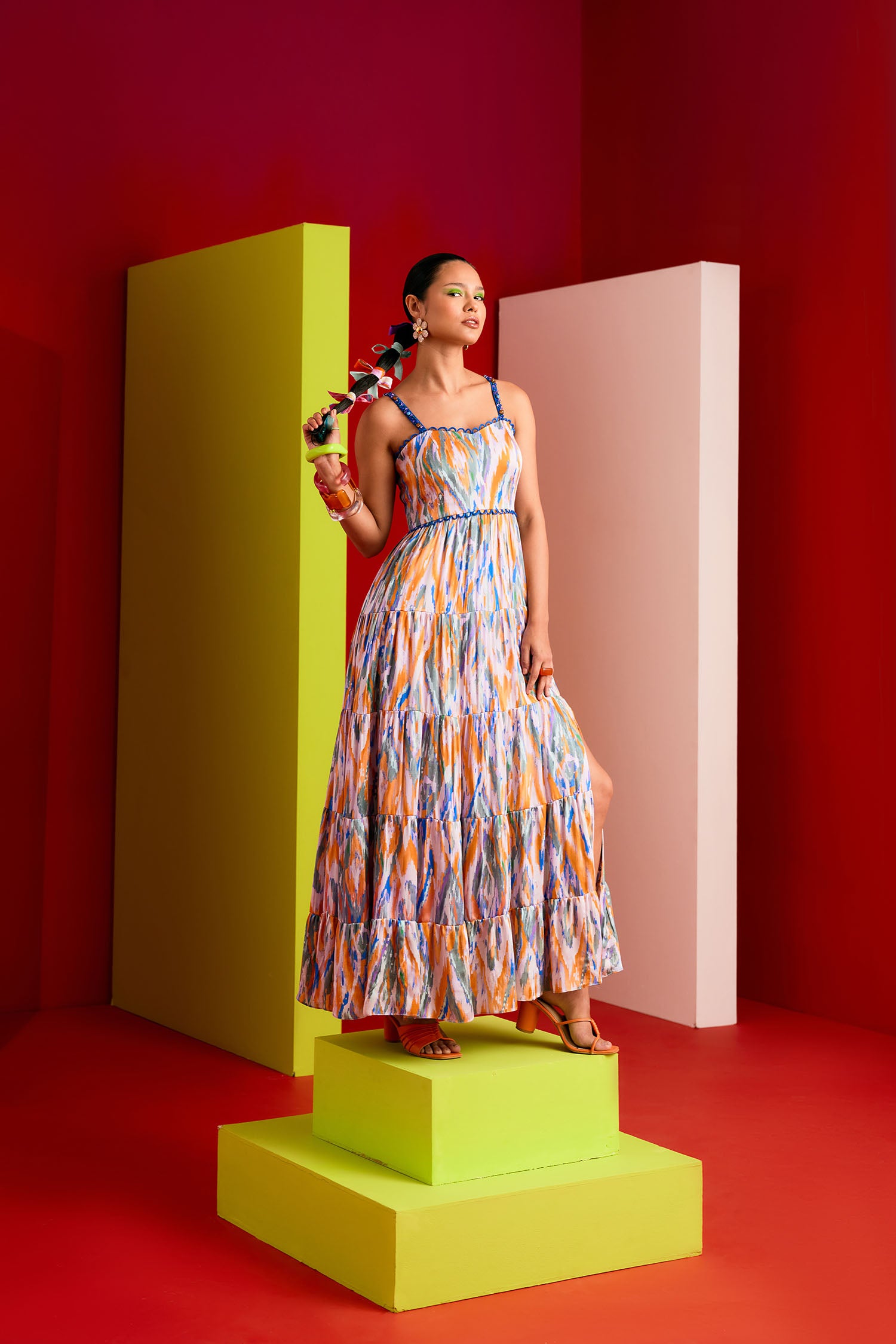 Serena Printed Maxi Dress