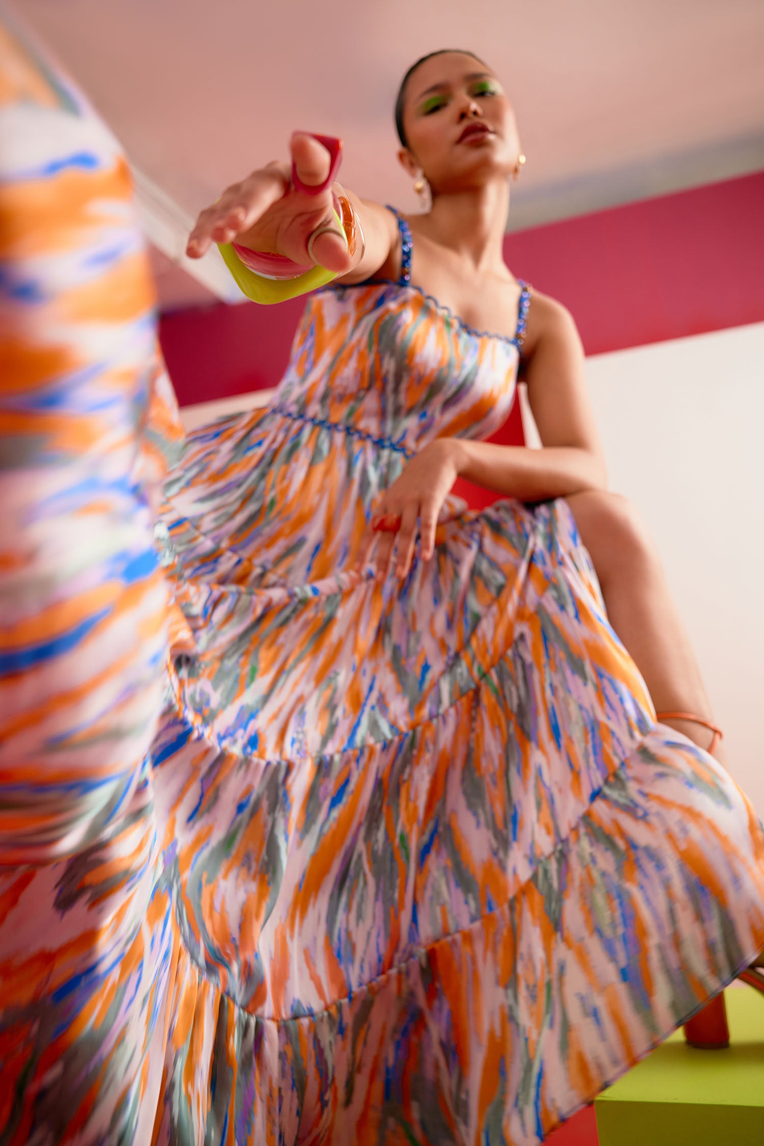 Serena Printed Maxi Dress