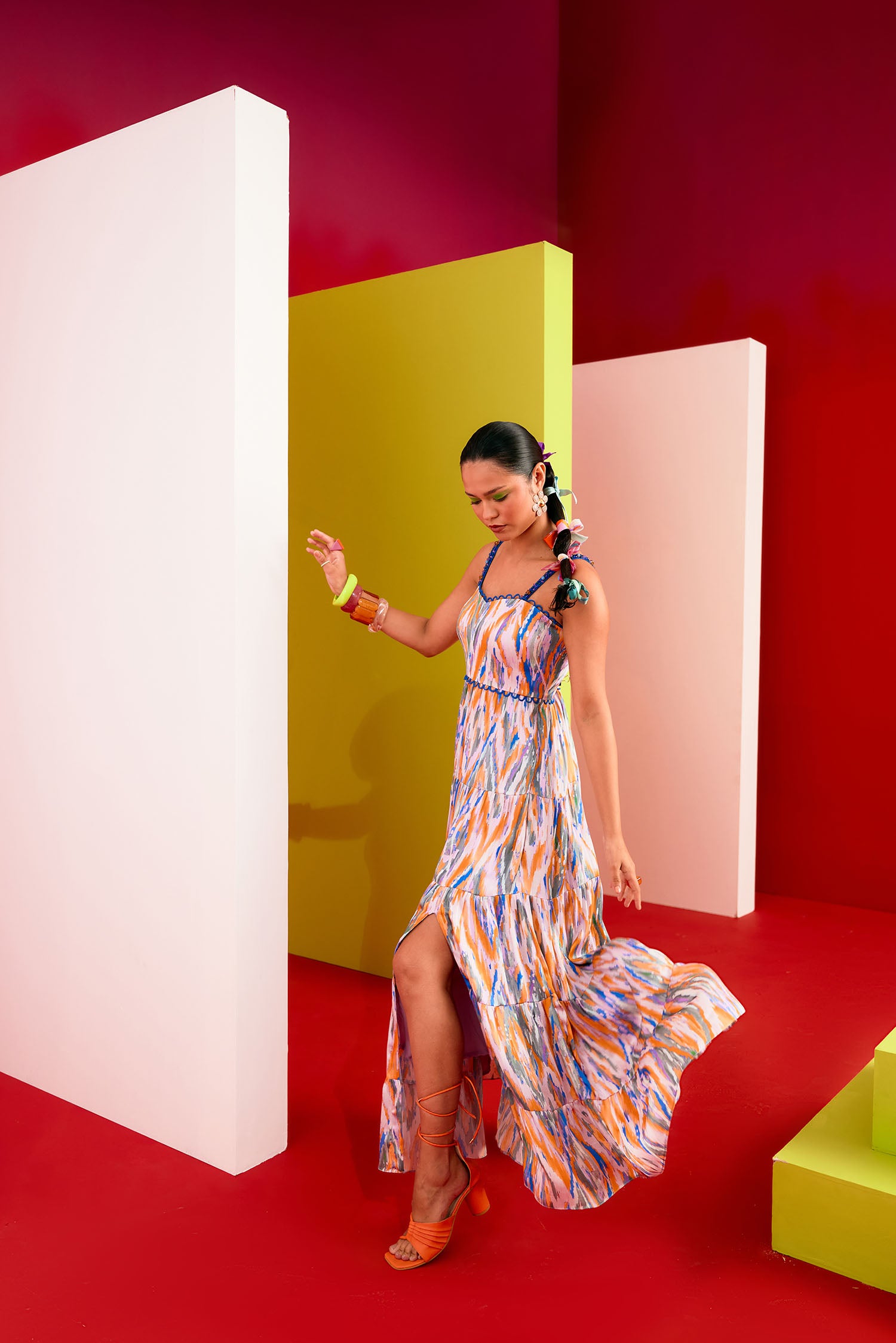 Serena Printed Maxi Dress