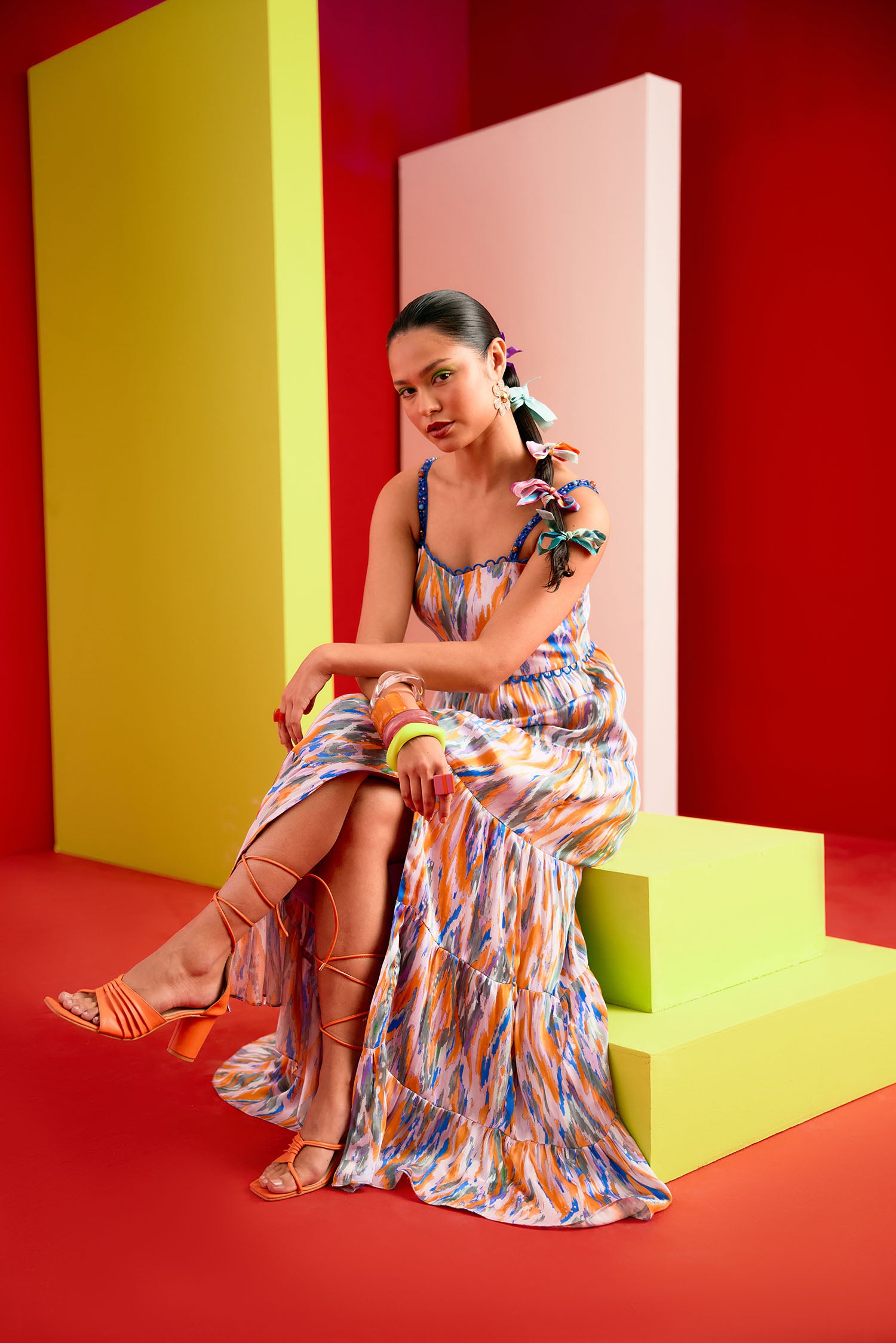Serena Printed Maxi Dress
