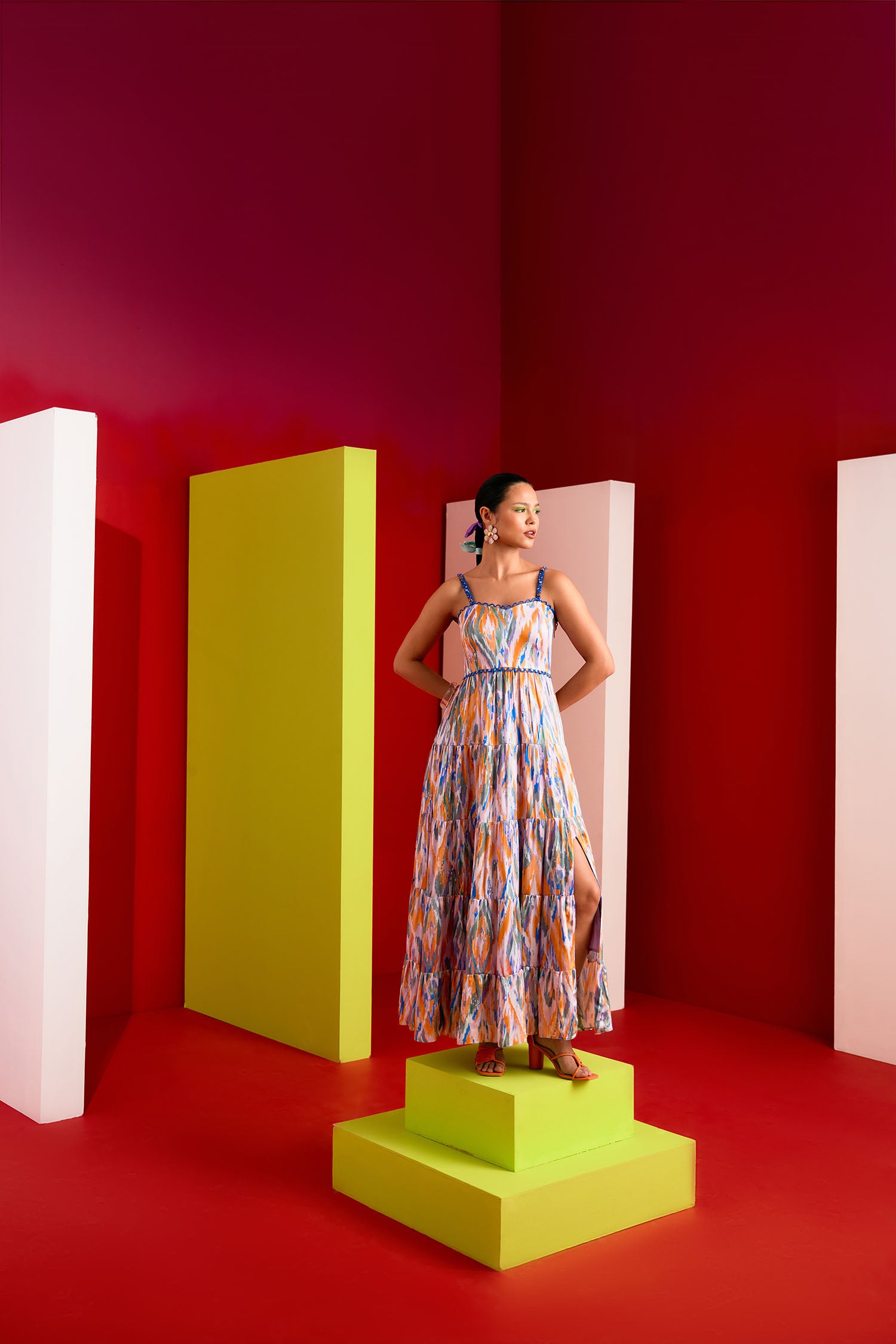 Serena Printed Maxi Dress