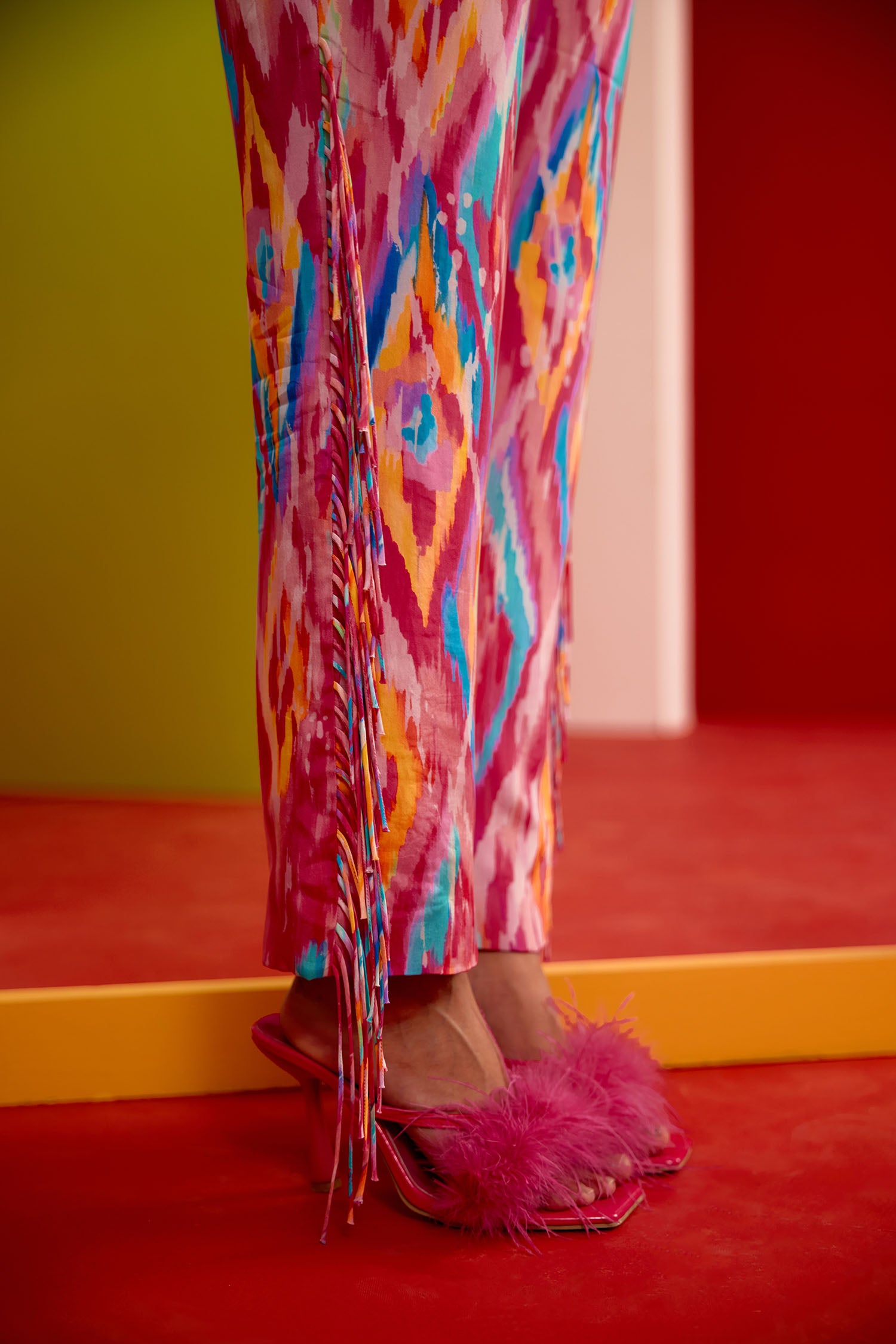 Bomba Printed & Fringed Co-ord