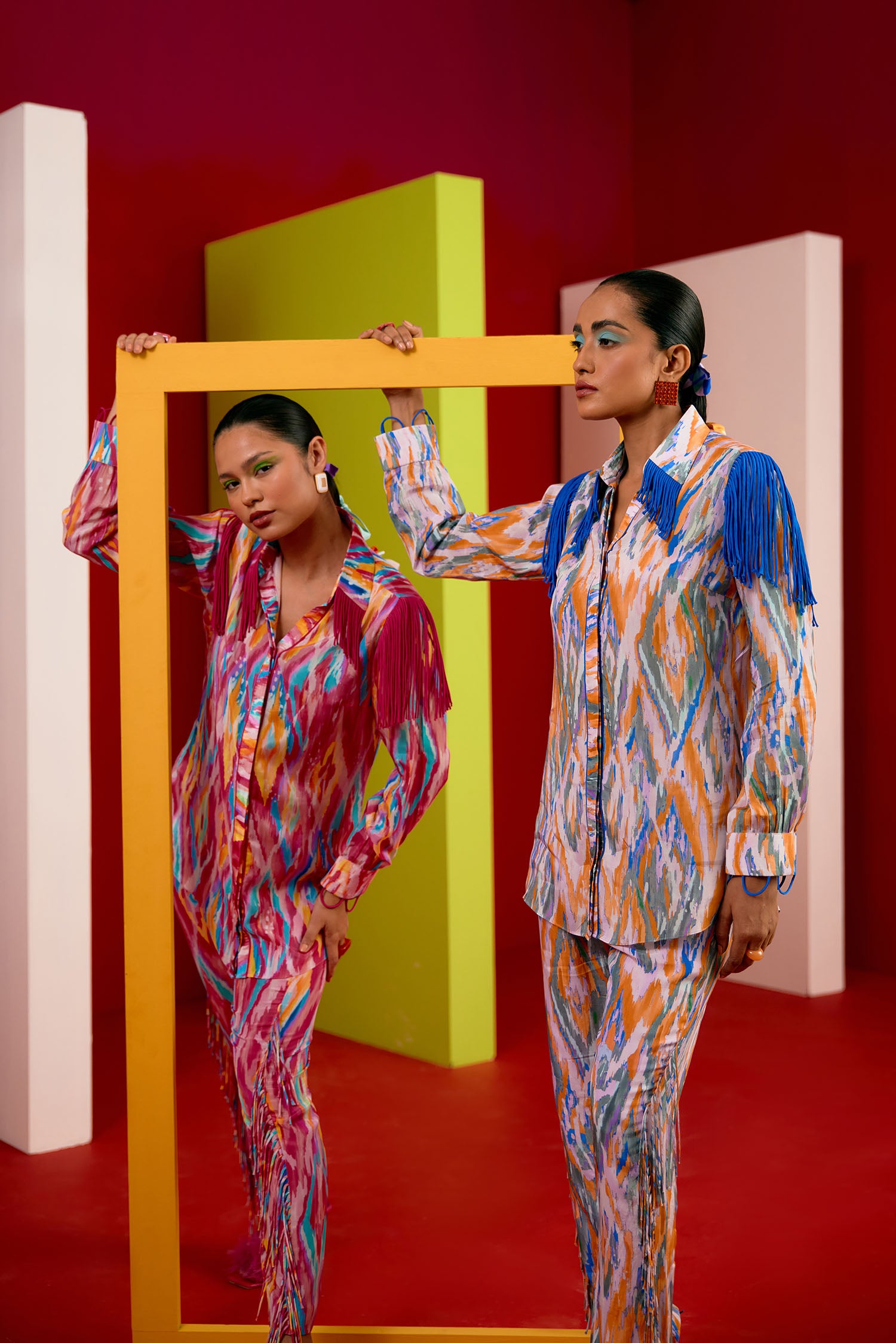 Bomba Printed & Fringed Co-ord