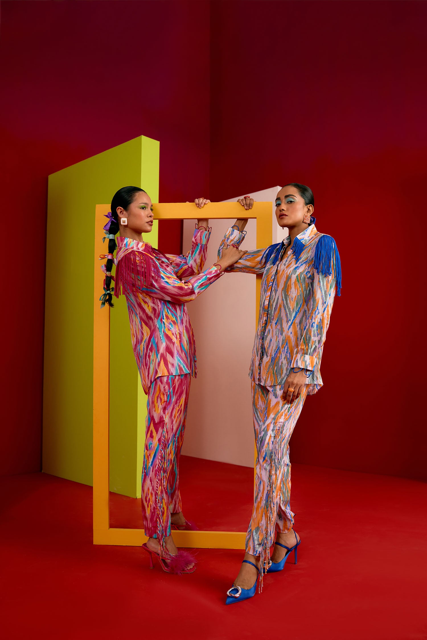 Bomba Printed & Fringed Co-ord