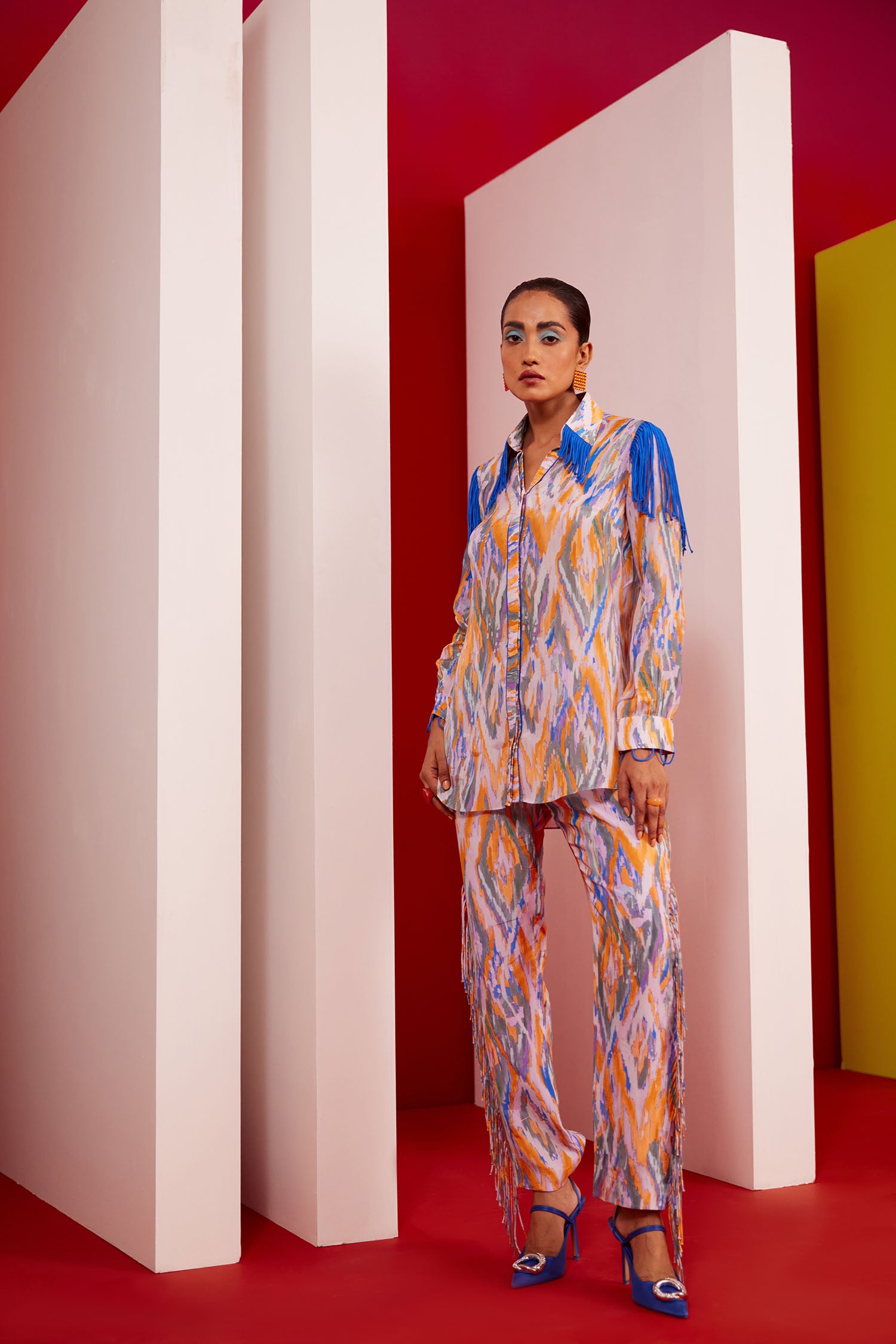 Toba Printed & Fringed Co-ord