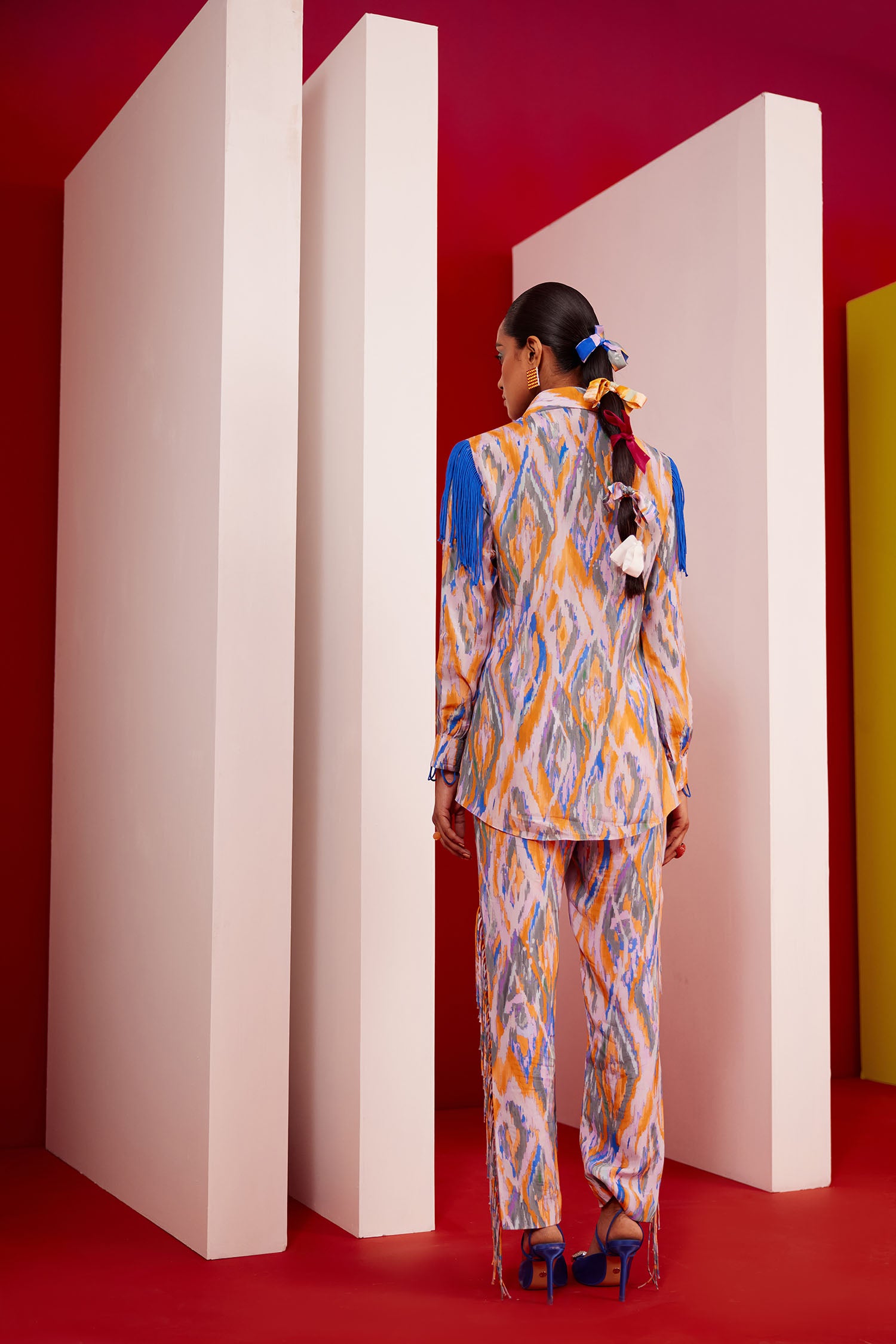 Toba Printed & Fringed Co-ord