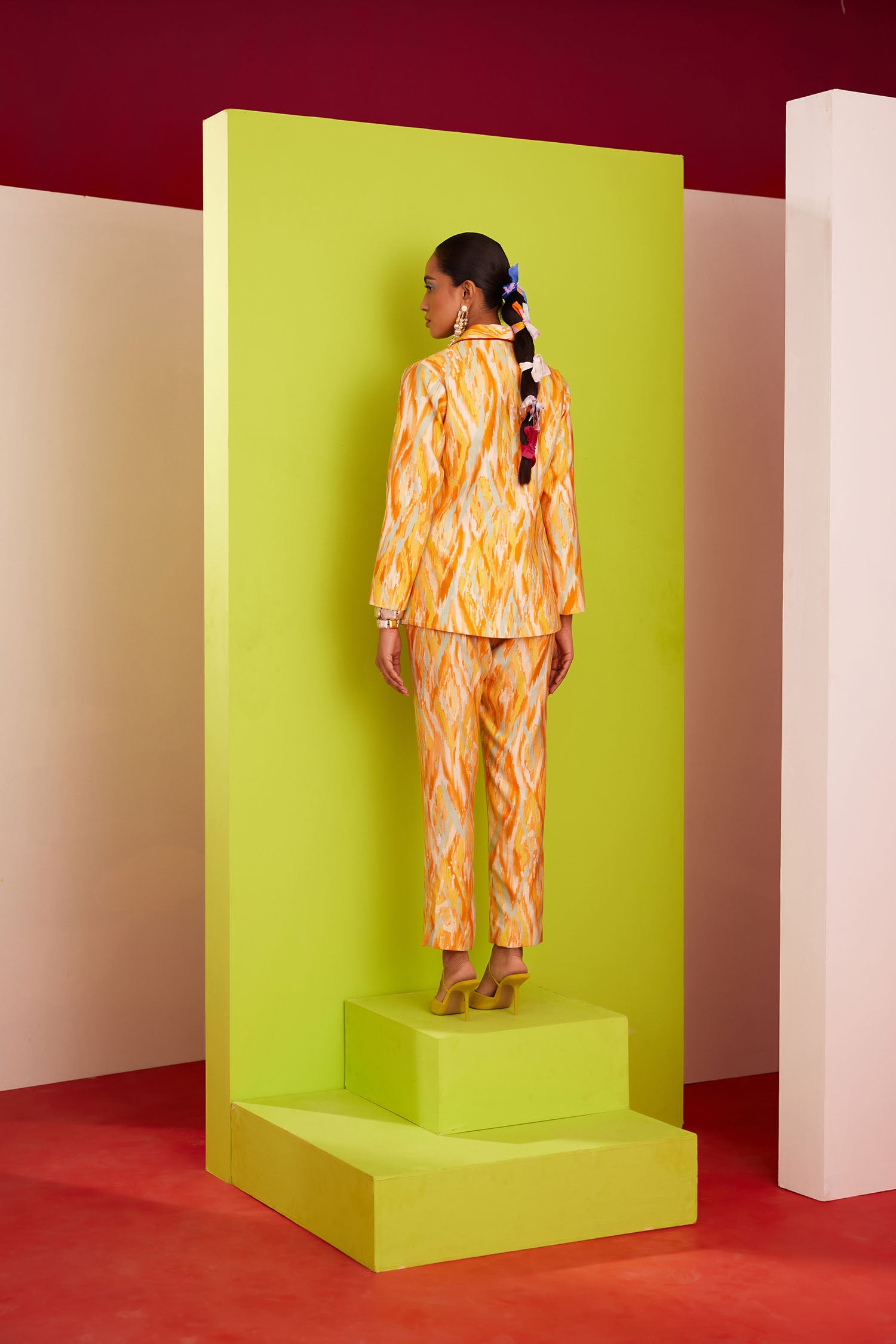 Dory - Printed Blazer Set