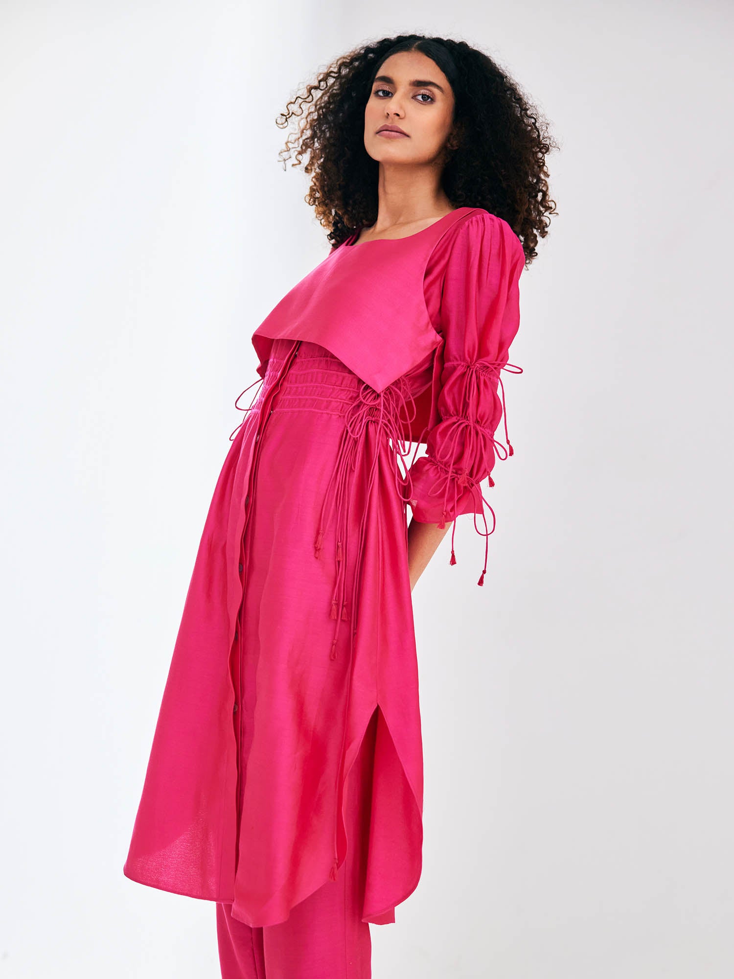 Dazzle Tie-Up Kurta Co-Ord