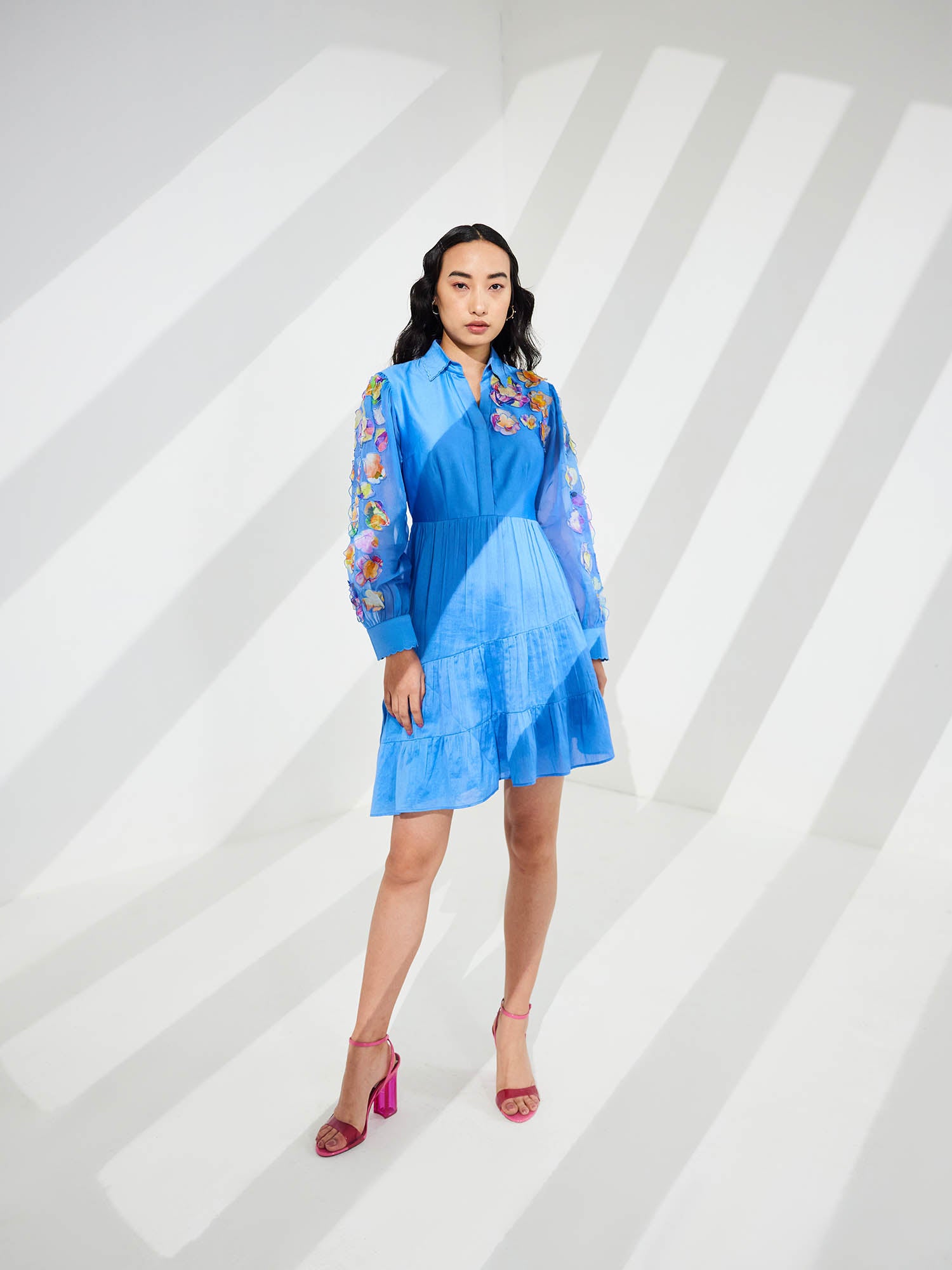 Daisy 3D Flowers Dress