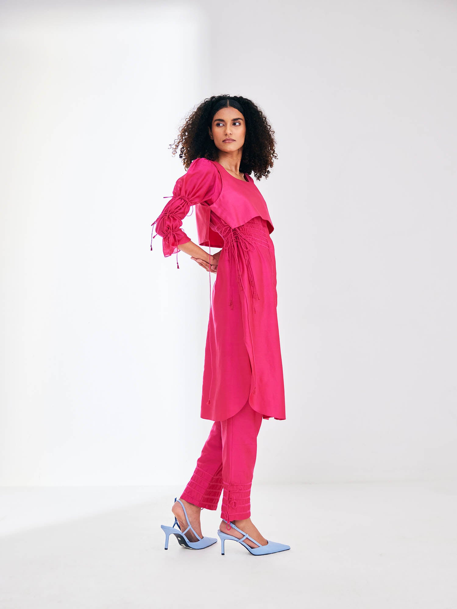 Dazzle Tie-Up Kurta Co-Ord