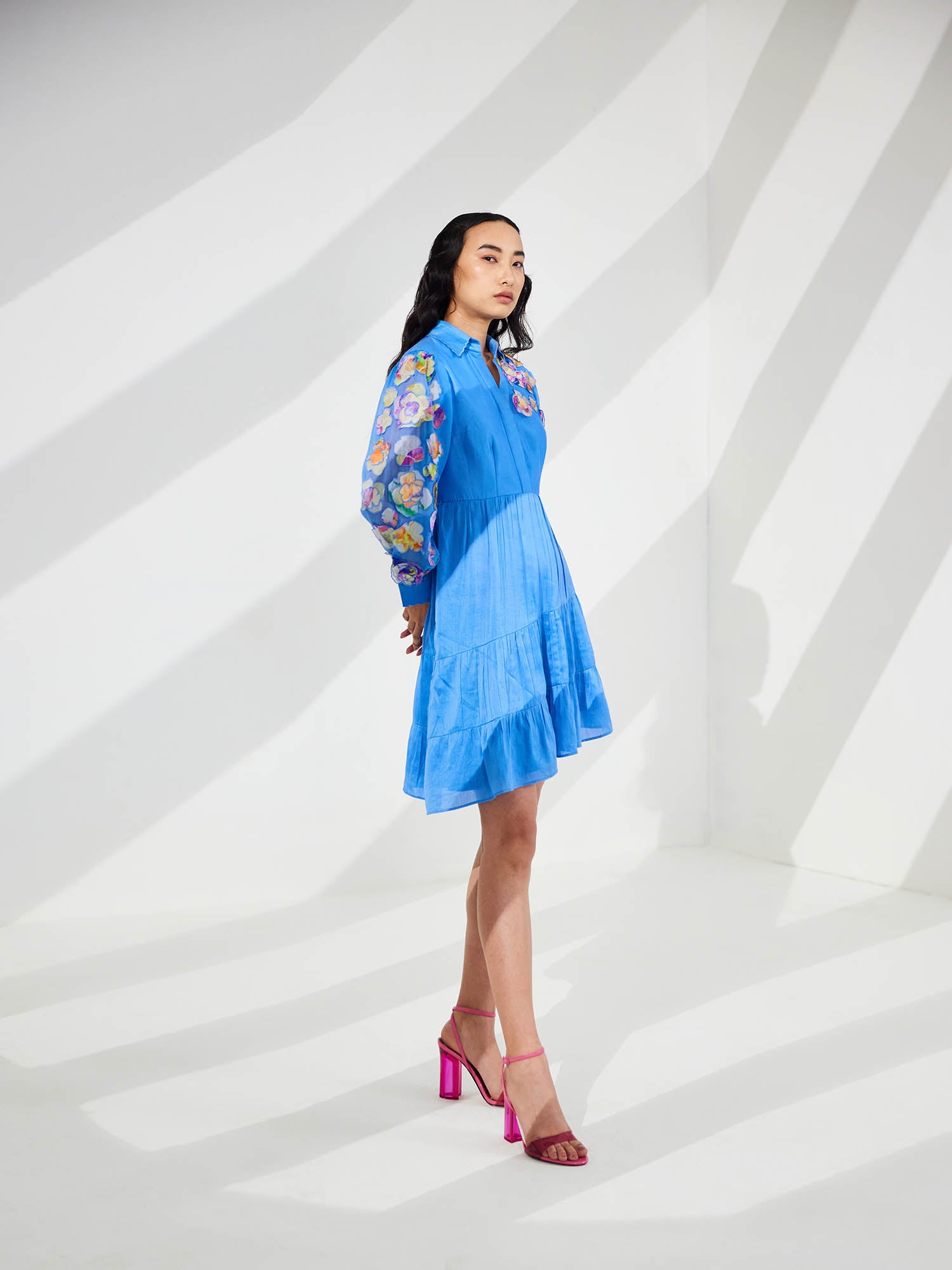 Daisy 3D Flowers Dress