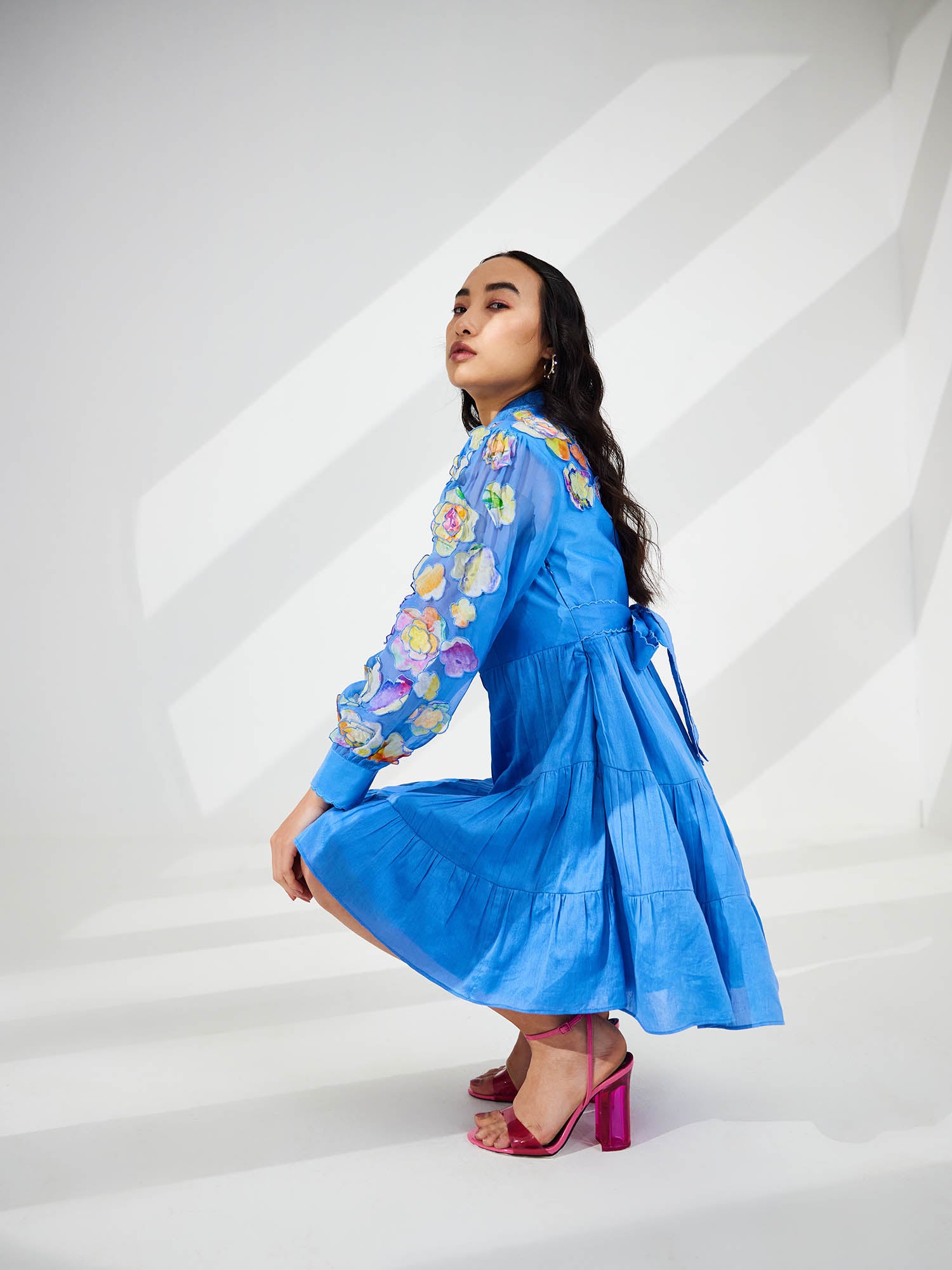 Daisy 3D Flowers Dress